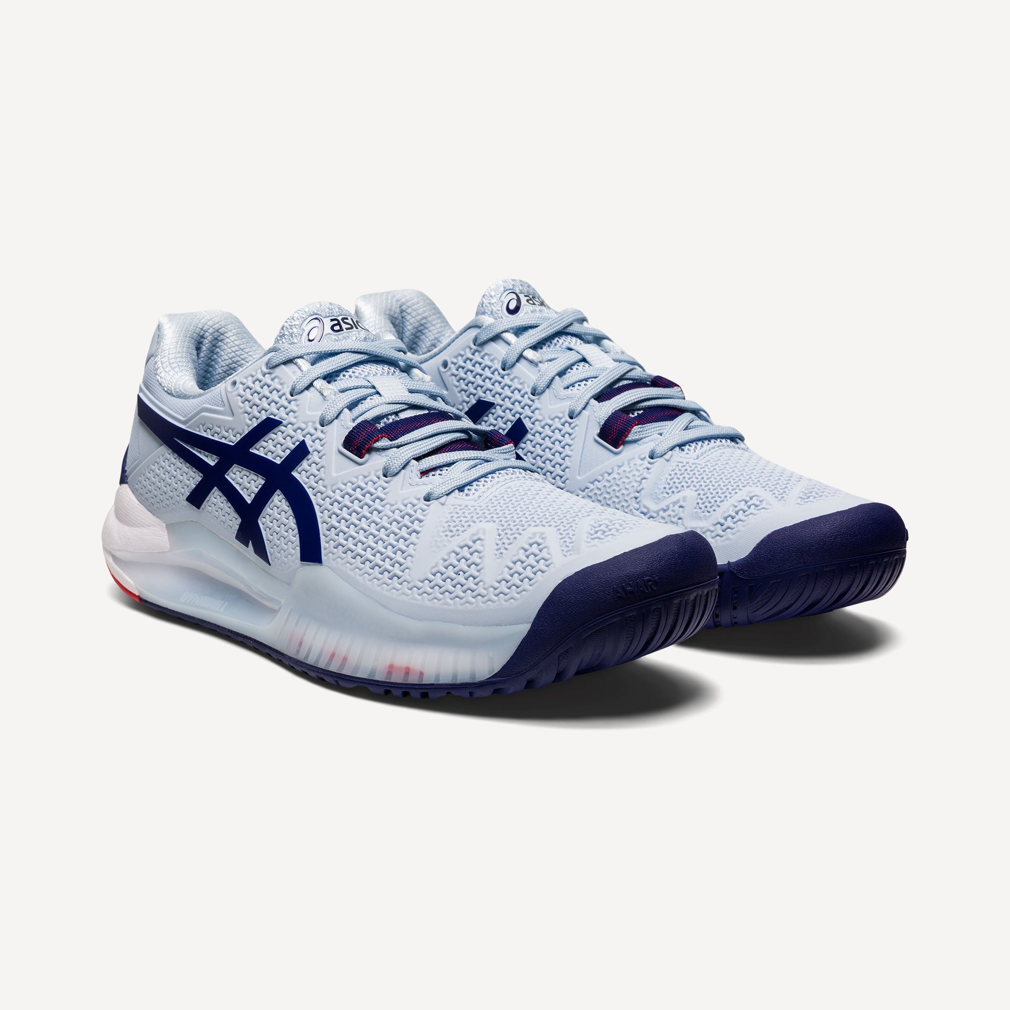 ASICS Gel-Resolution 8 Women's Hard Court Tennis Shoes Blue (4)