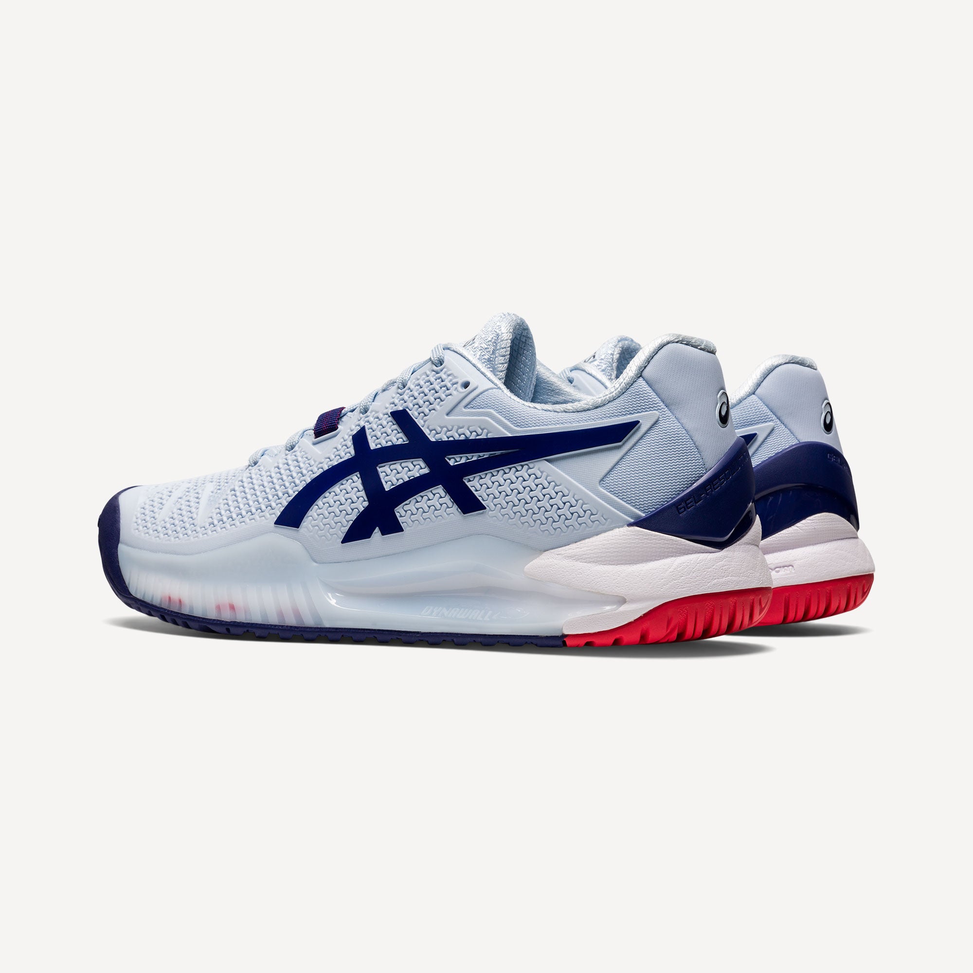 ASICS Gel-Resolution 8 Women's Hard Court Tennis Shoes Blue (5)
