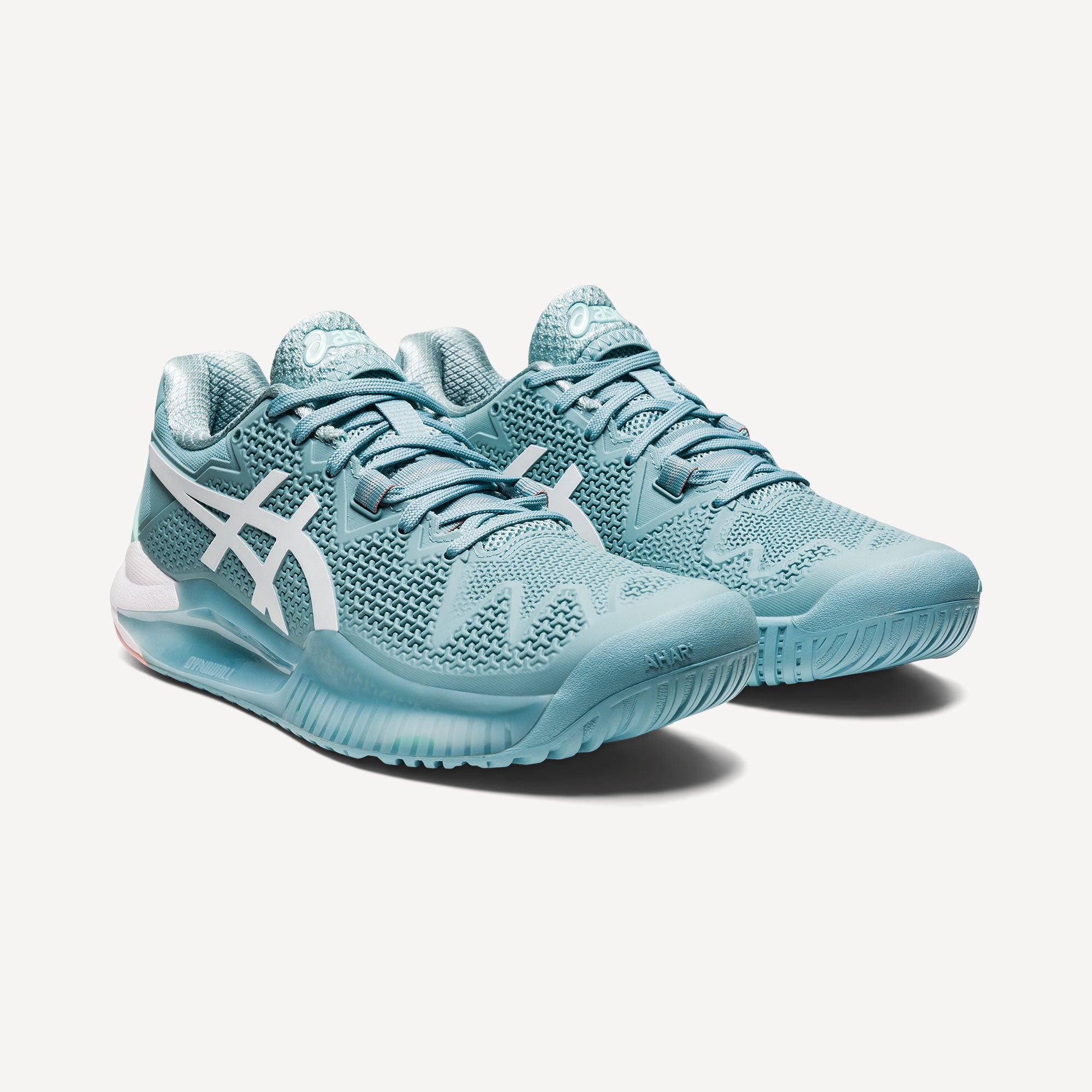 ASICS Gel-Resolution 8 Women's Hard Court Tennis Shoes Green (4)