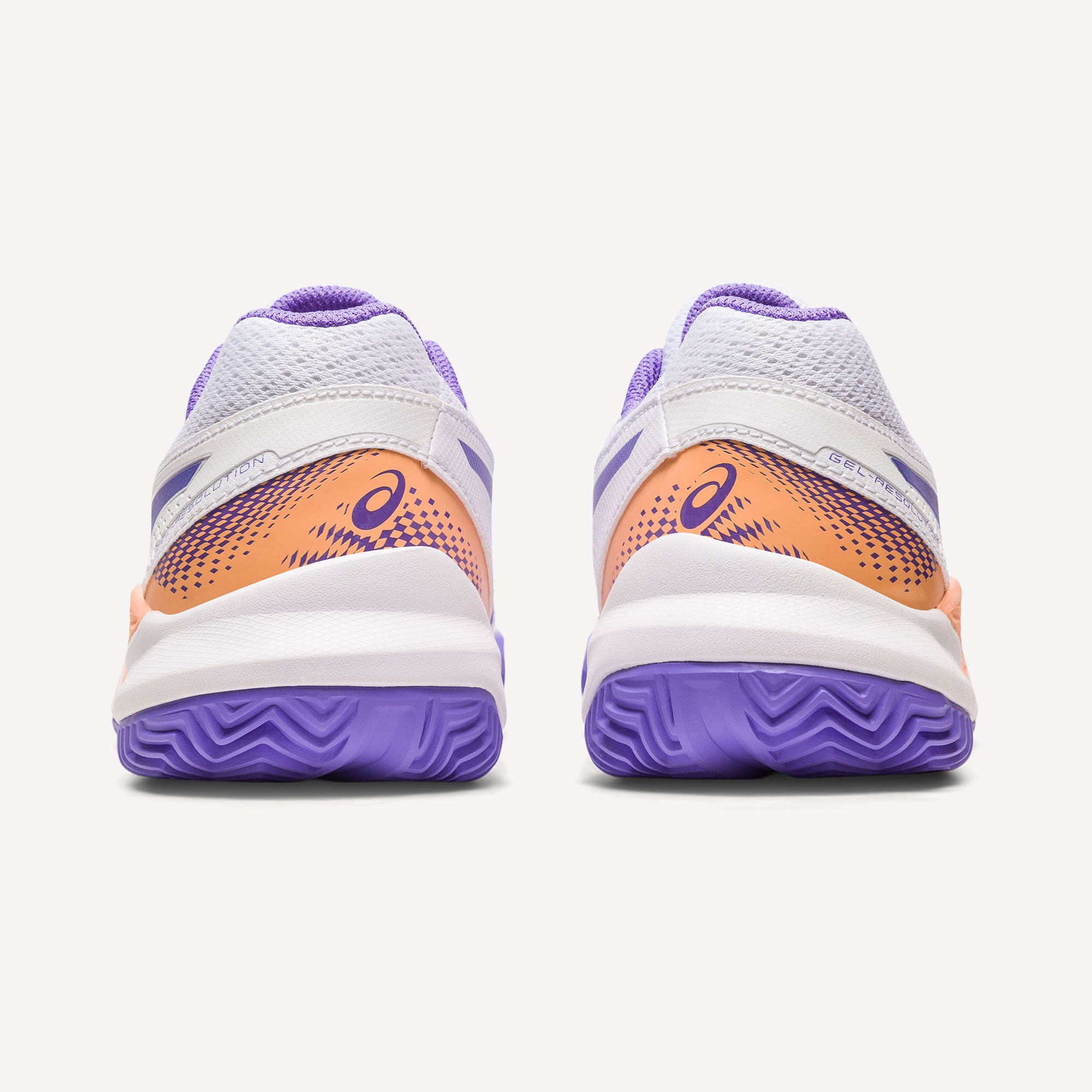 ASICS Gel-Resolution 9 Kids' Clay Court Tennis Shoes White (6)