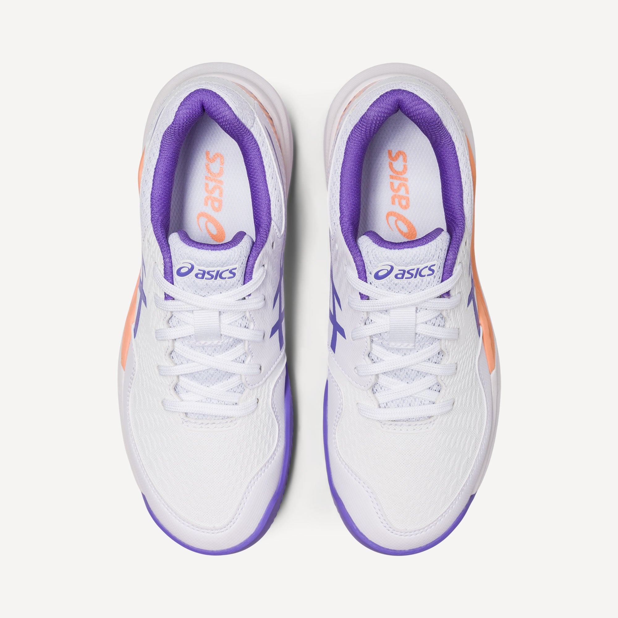 ASICS Gel-Resolution 9 Kids' Clay Court Tennis Shoes White (7)