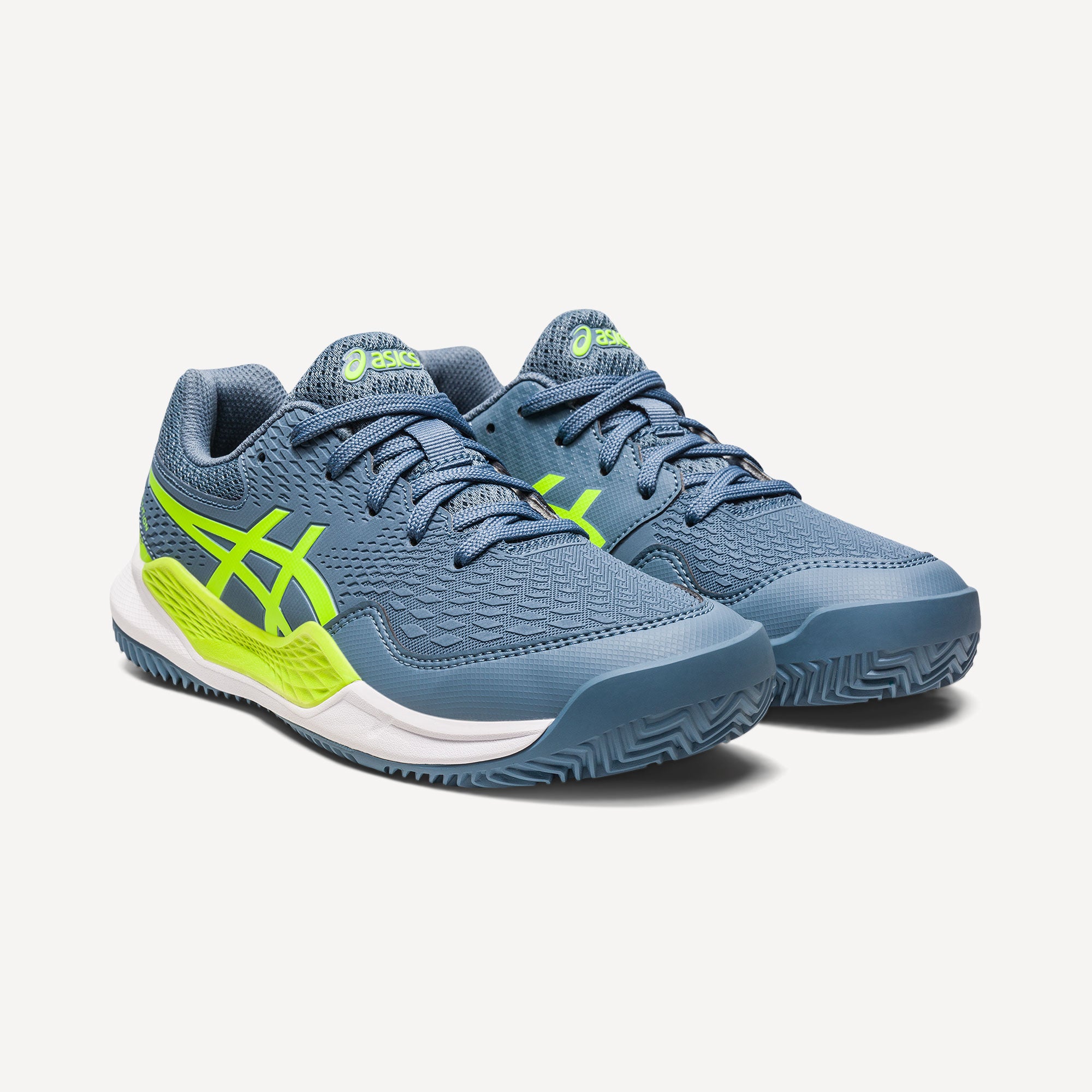ASICS Gel-Resolution 9 Kids' Clay Court Tennis Shoes Blue (4)