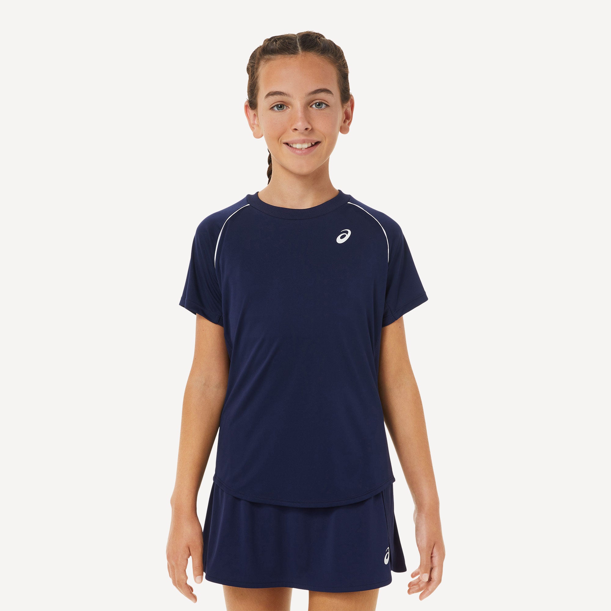 ASICS Girls' Tennis Shirt Blue (1)