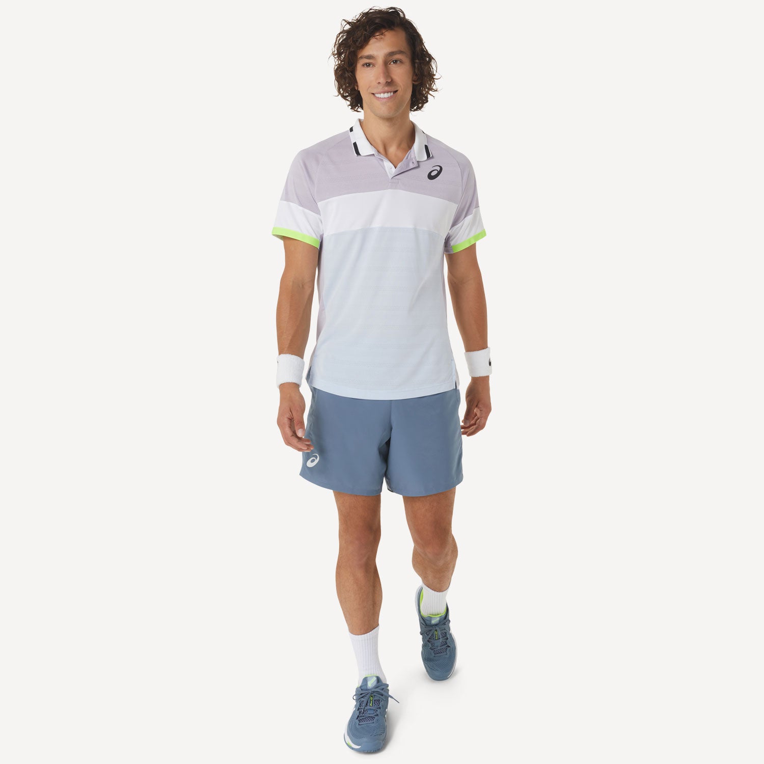 ASICS Match Men's 7-Inch Tennis Shorts Blue (8)