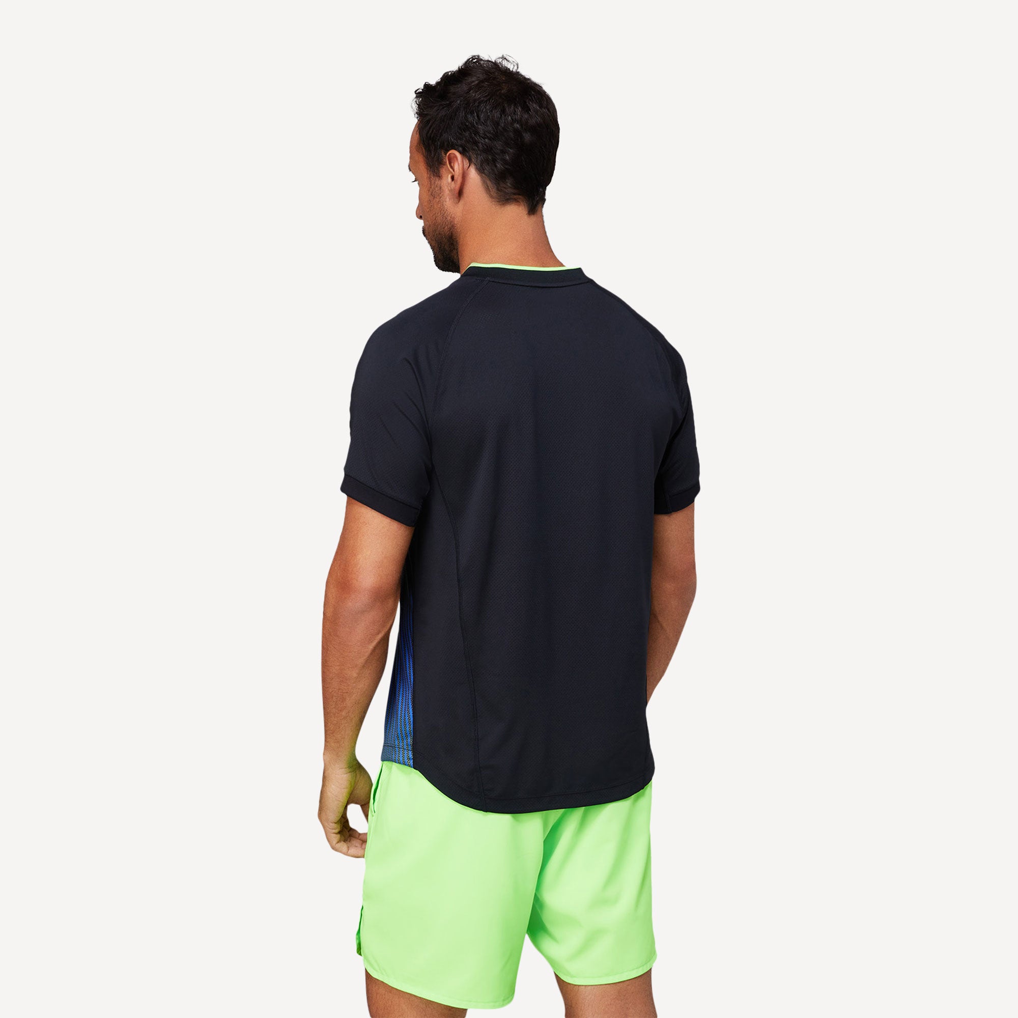 ASICS Match Men's Graphic Print Tennis Shirt Black (2)