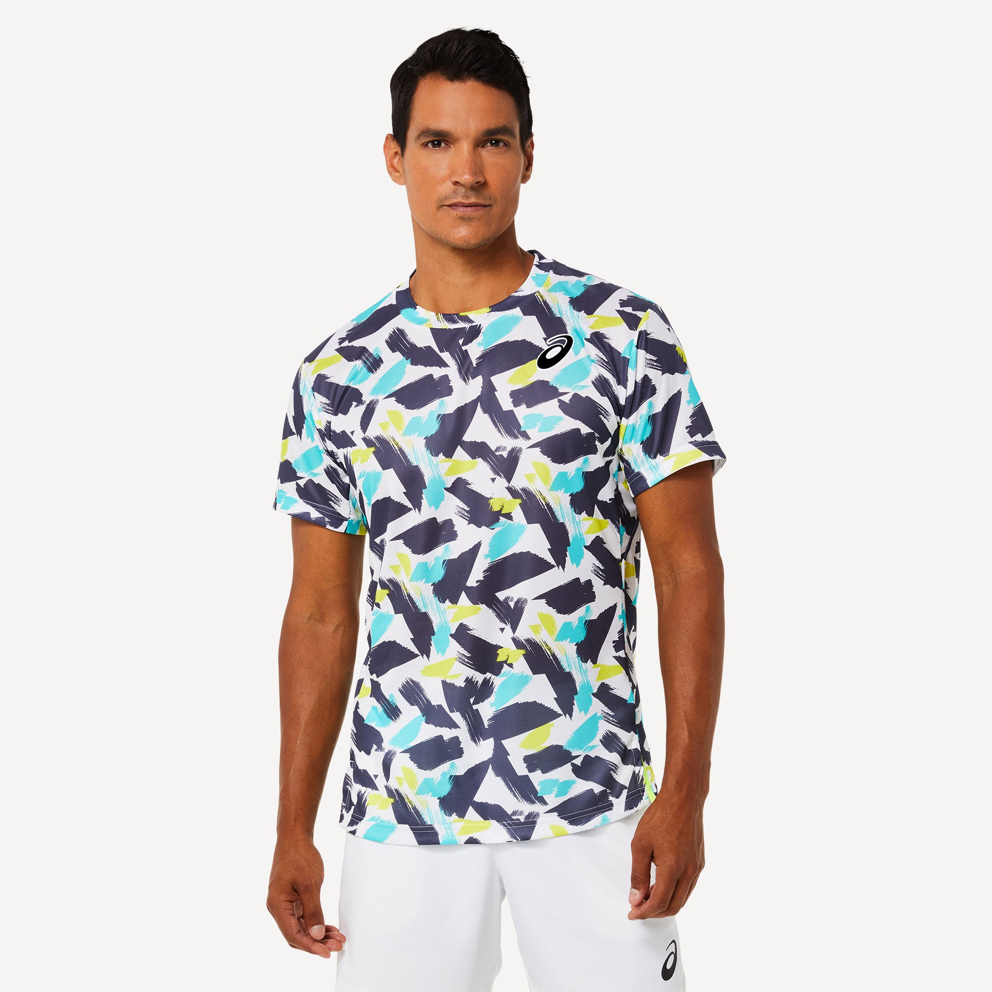 ASICS Match Men's Graphic Tennis Shirt White (1)