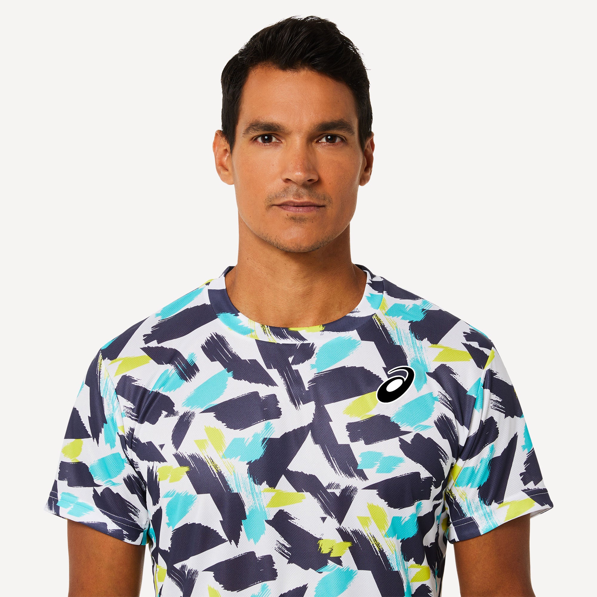 ASICS Match Men's Graphic Tennis Shirt White (4)