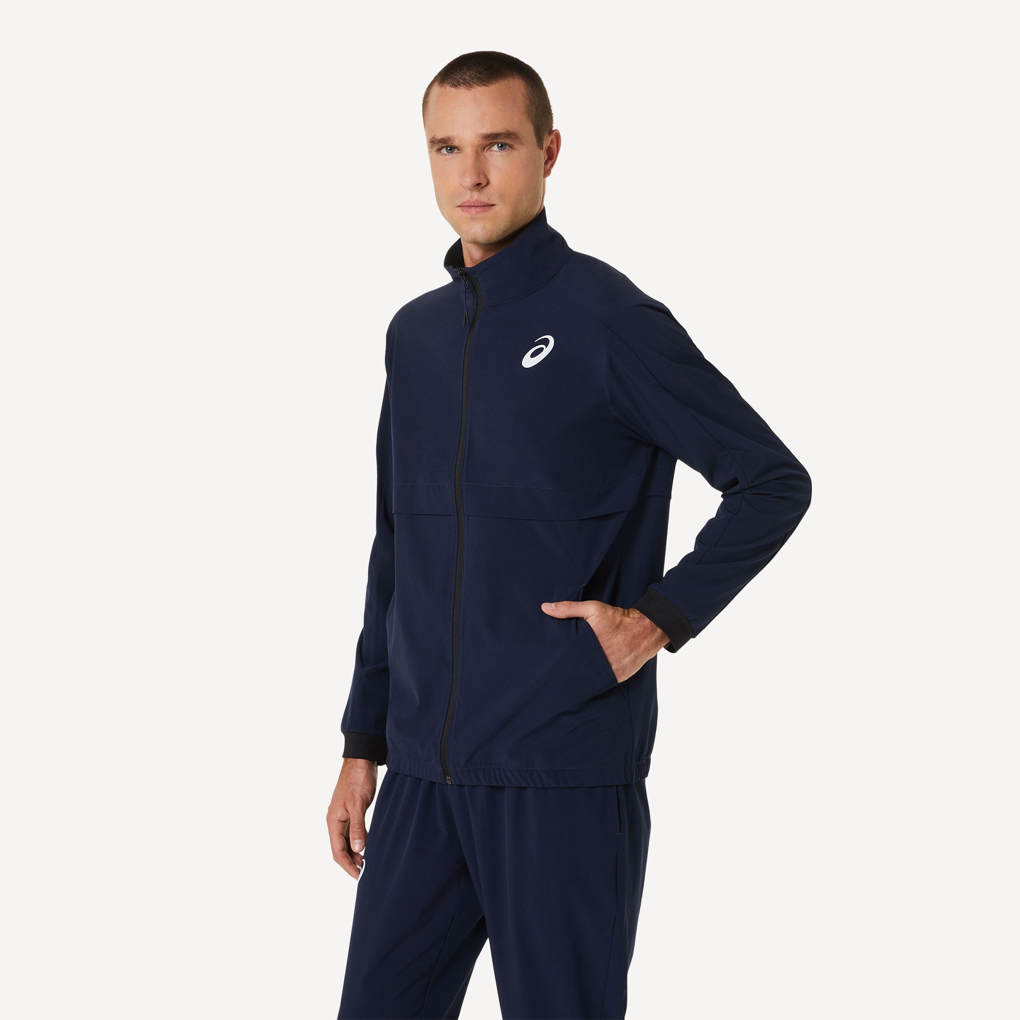 ASICS Match Men's Tennis Jacket Blue (3)