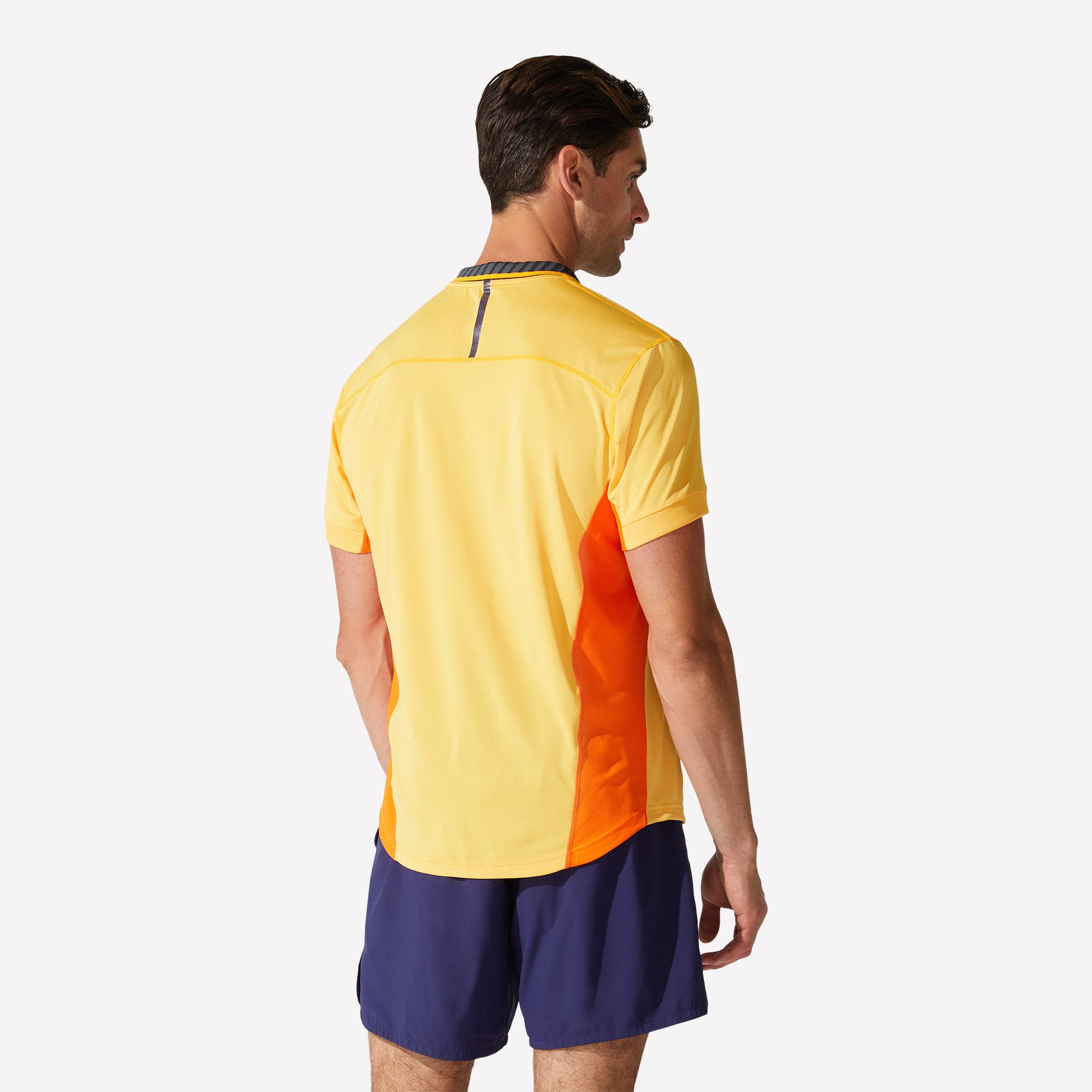 ASICS Match Men's Tennis Polo Yellow (2)