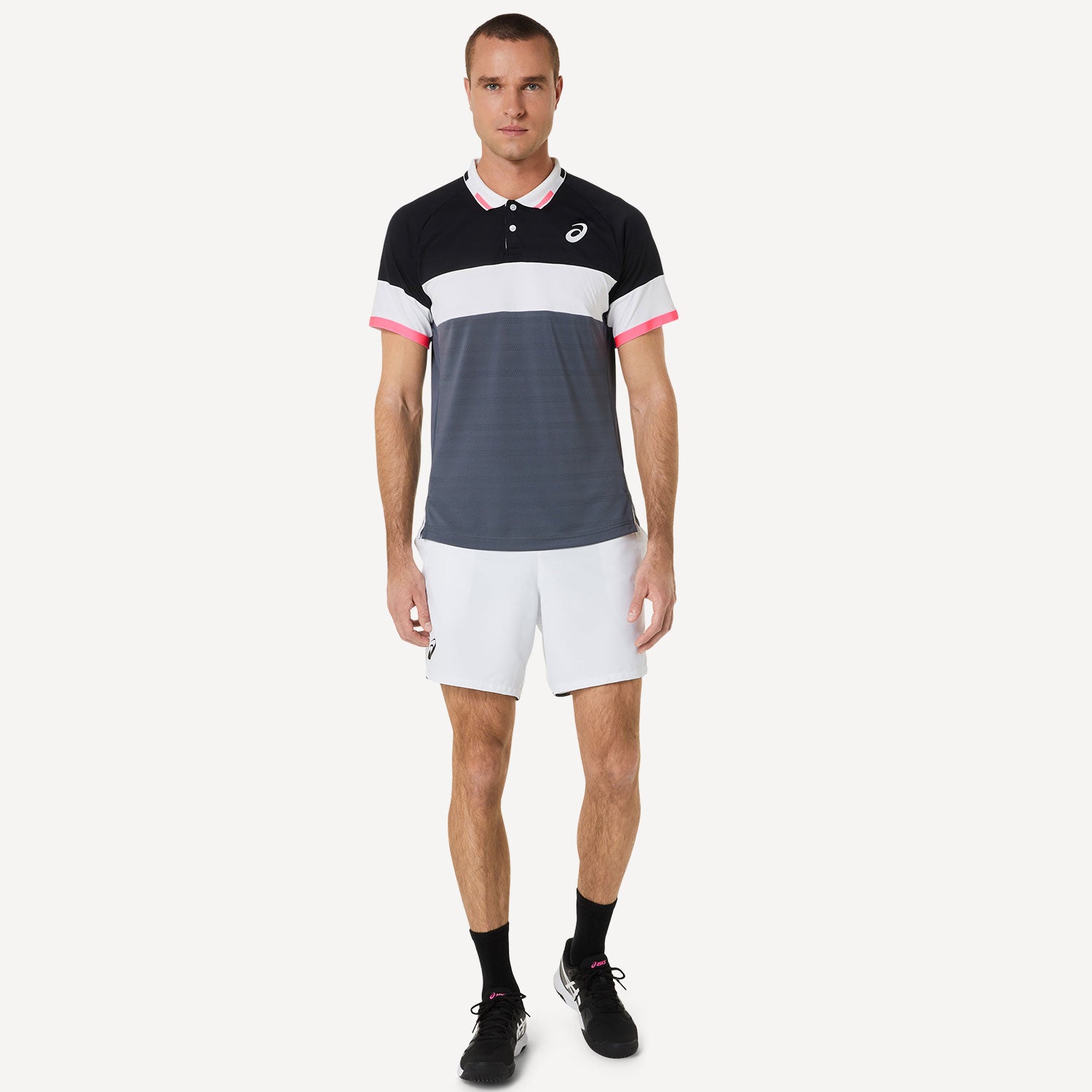 ASICS Match Men's Tennis Polo Black (6)