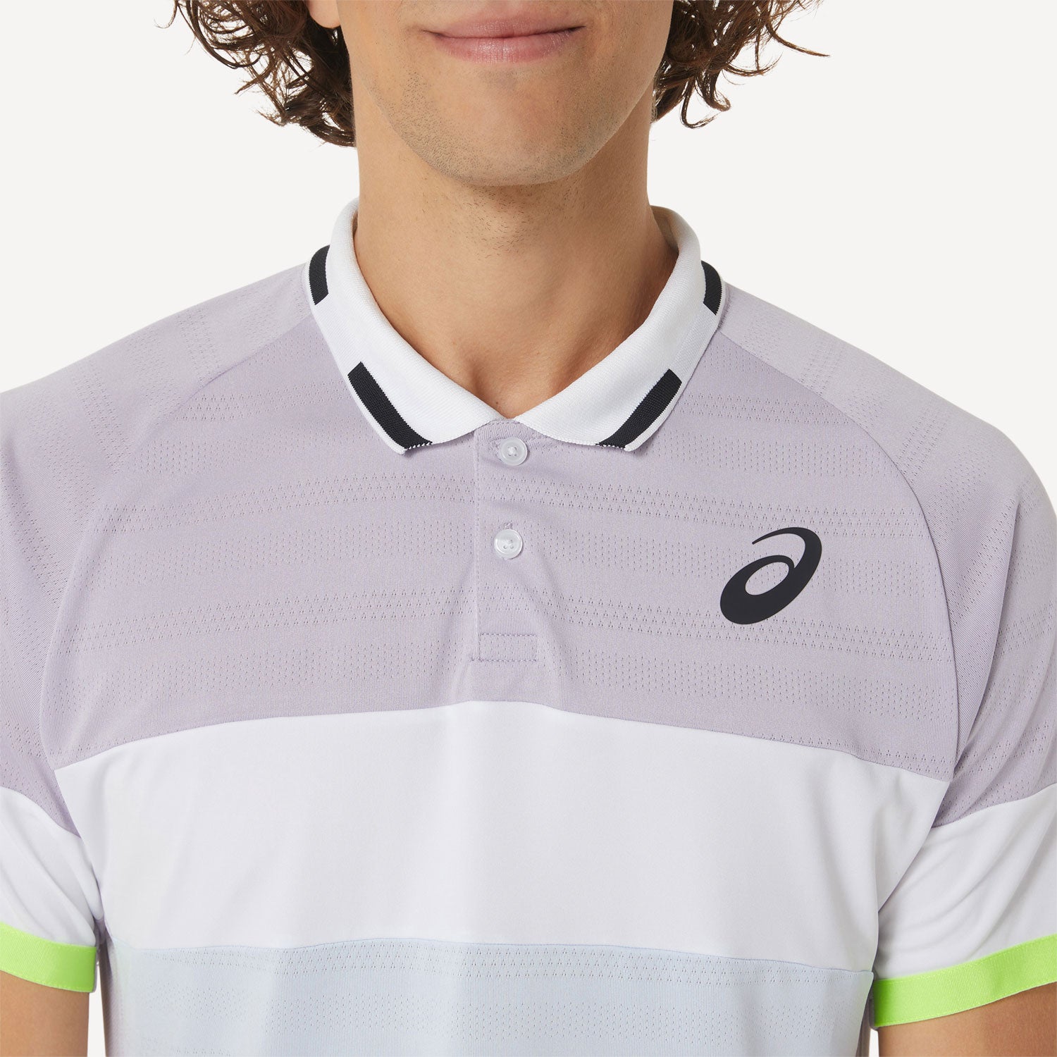 ASICS Match Men's Tennis Polo Purple (4)