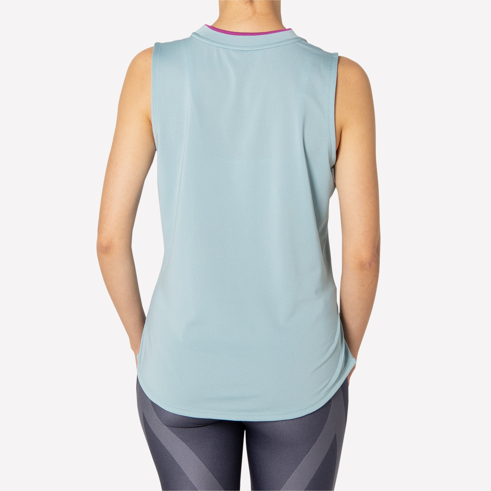 ASICS Match Women's Graphic Tennis Tank Blue (5)