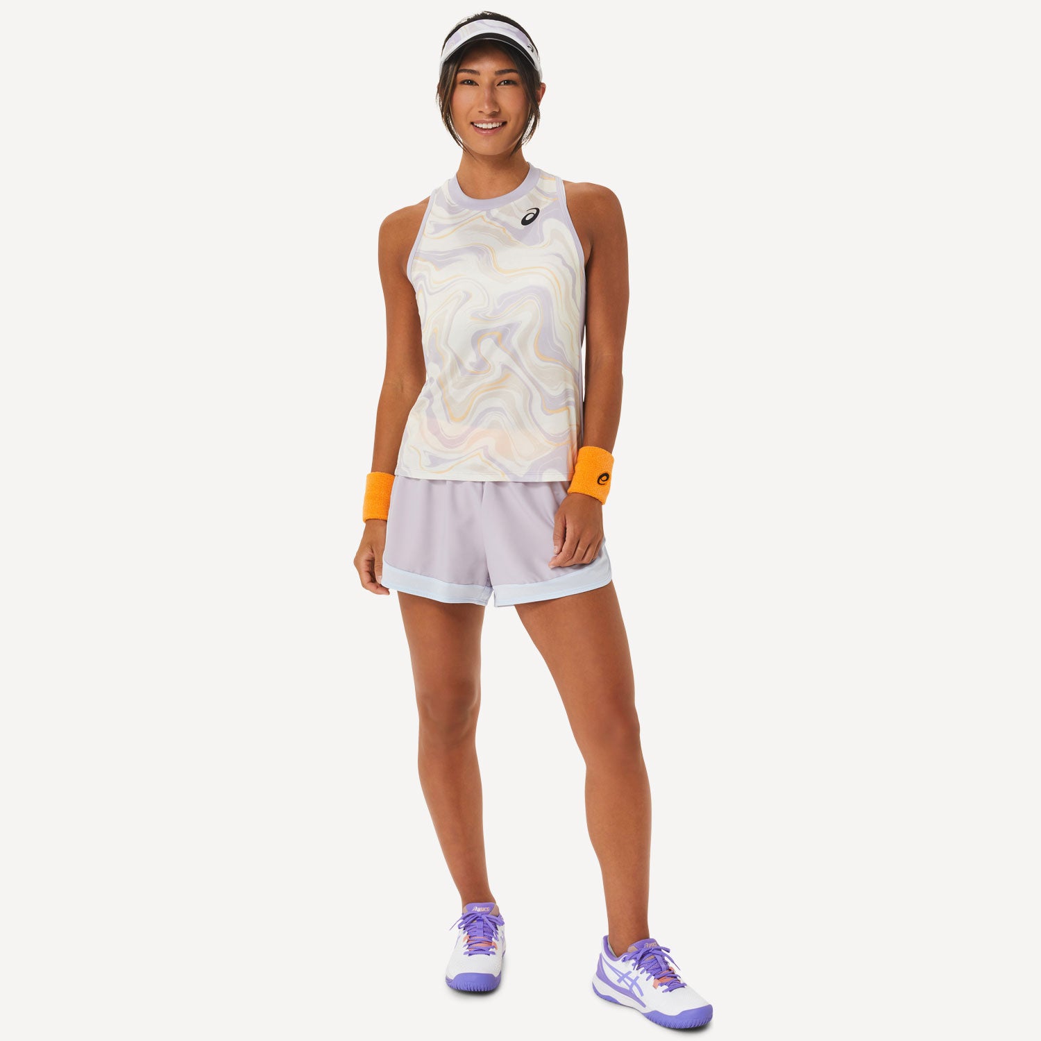 ASICS Match Women's Graphic Tennis Tank Purple (5)