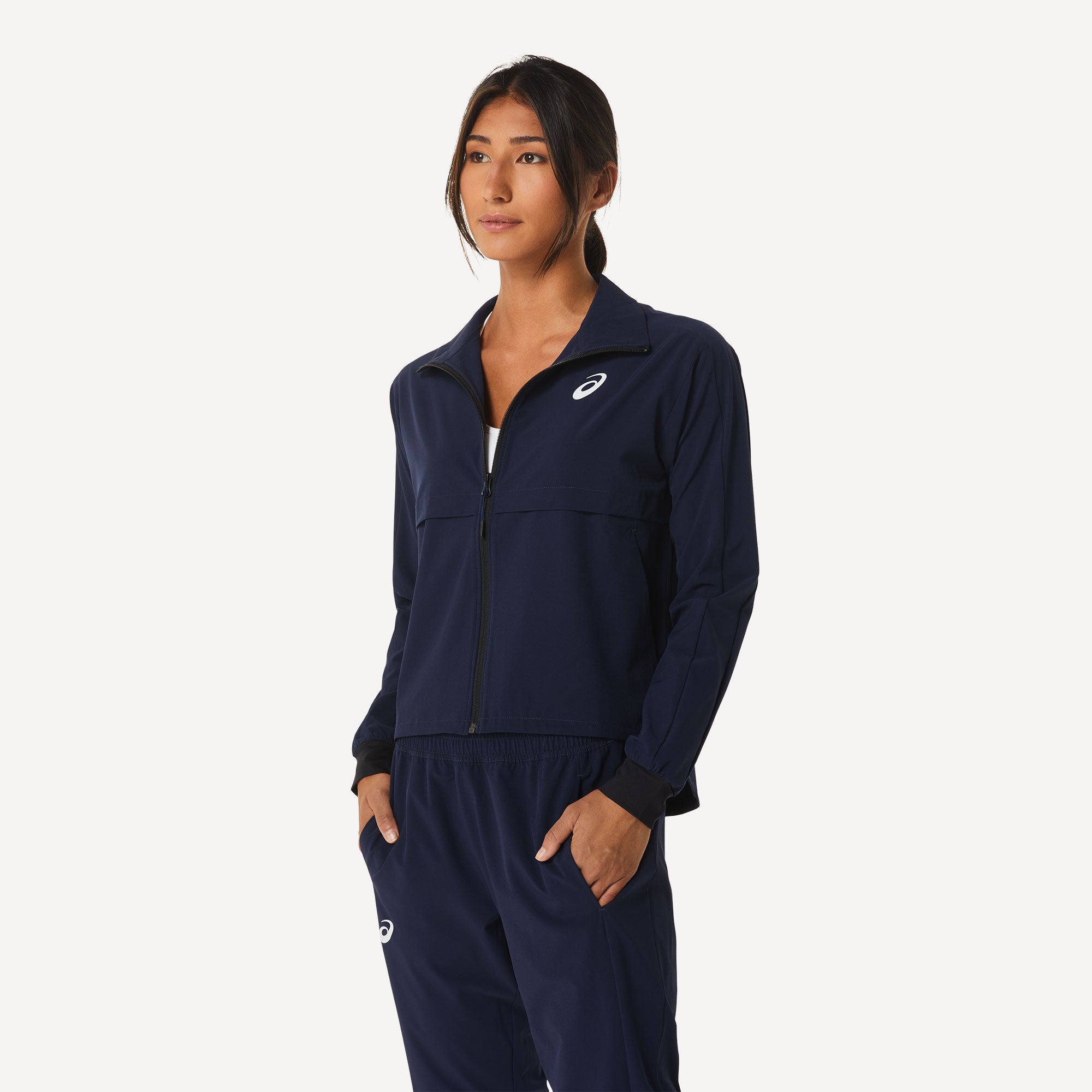 ASICS Match Women's Tennis Jacket Blue (3)