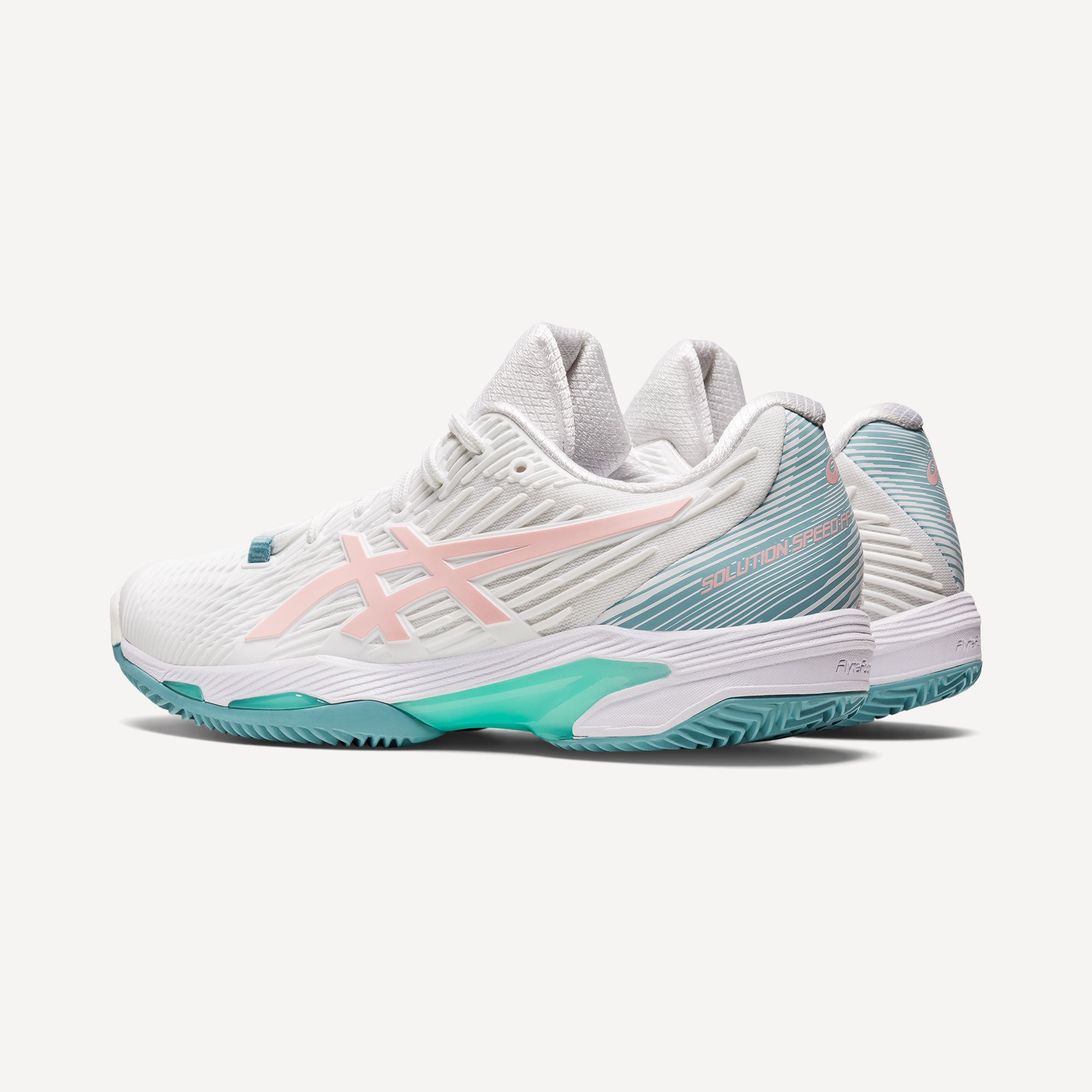 ASICS Solution Speed FF 2 Women's Clay Court Tennis Shoes White (5)