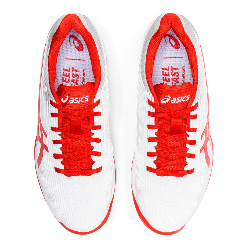 ASICS Solution Speed FF Women's Clay Court Tennis Shoes White (6)