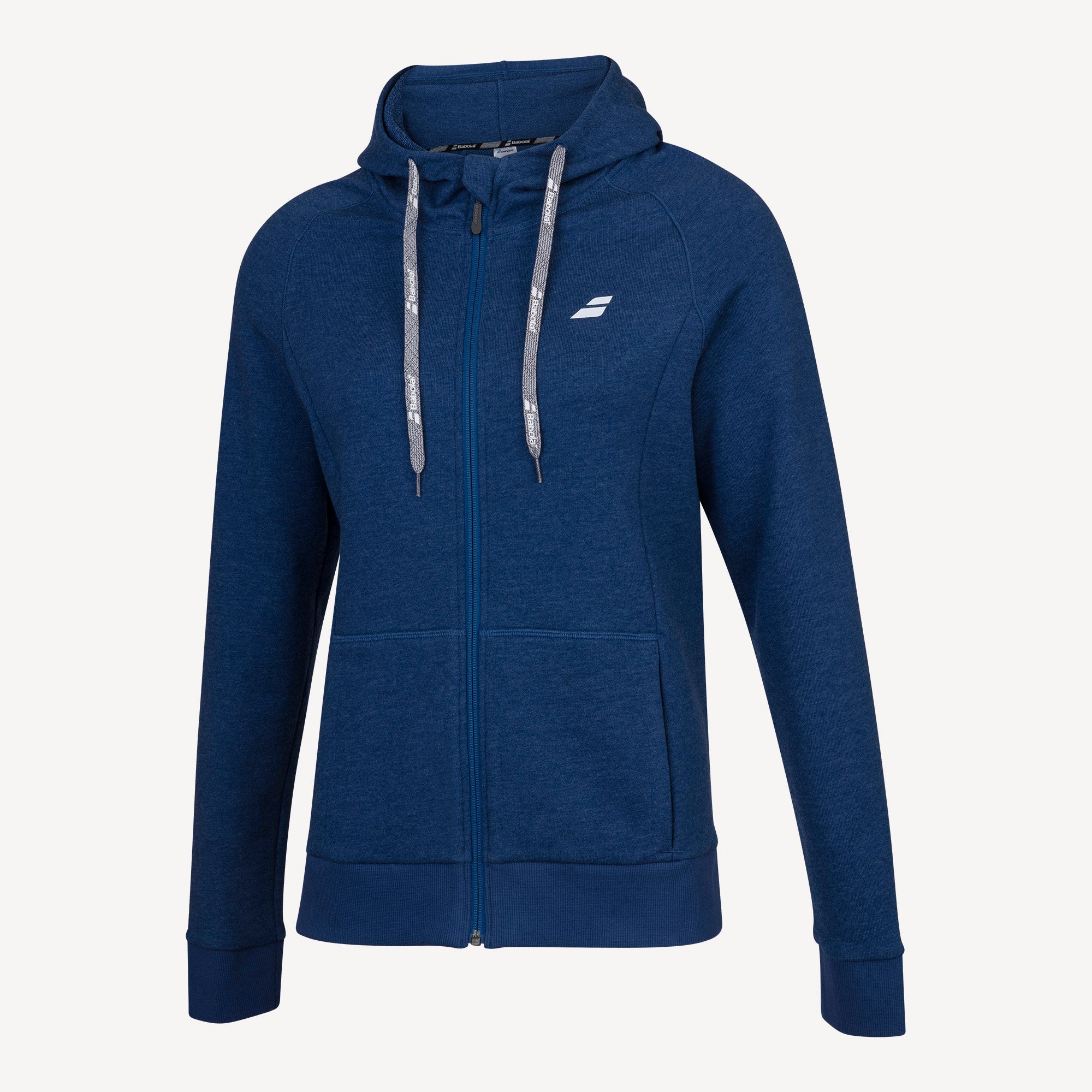 Babolat Exercise Club Girls' Hooded Tennis Jacket Blue (1)