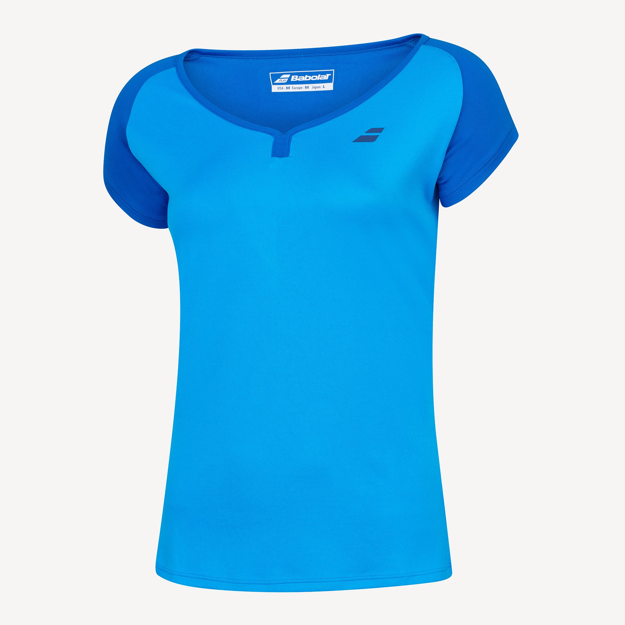 Babolat Play Club Girls' Tennis Shirt Blue (1)