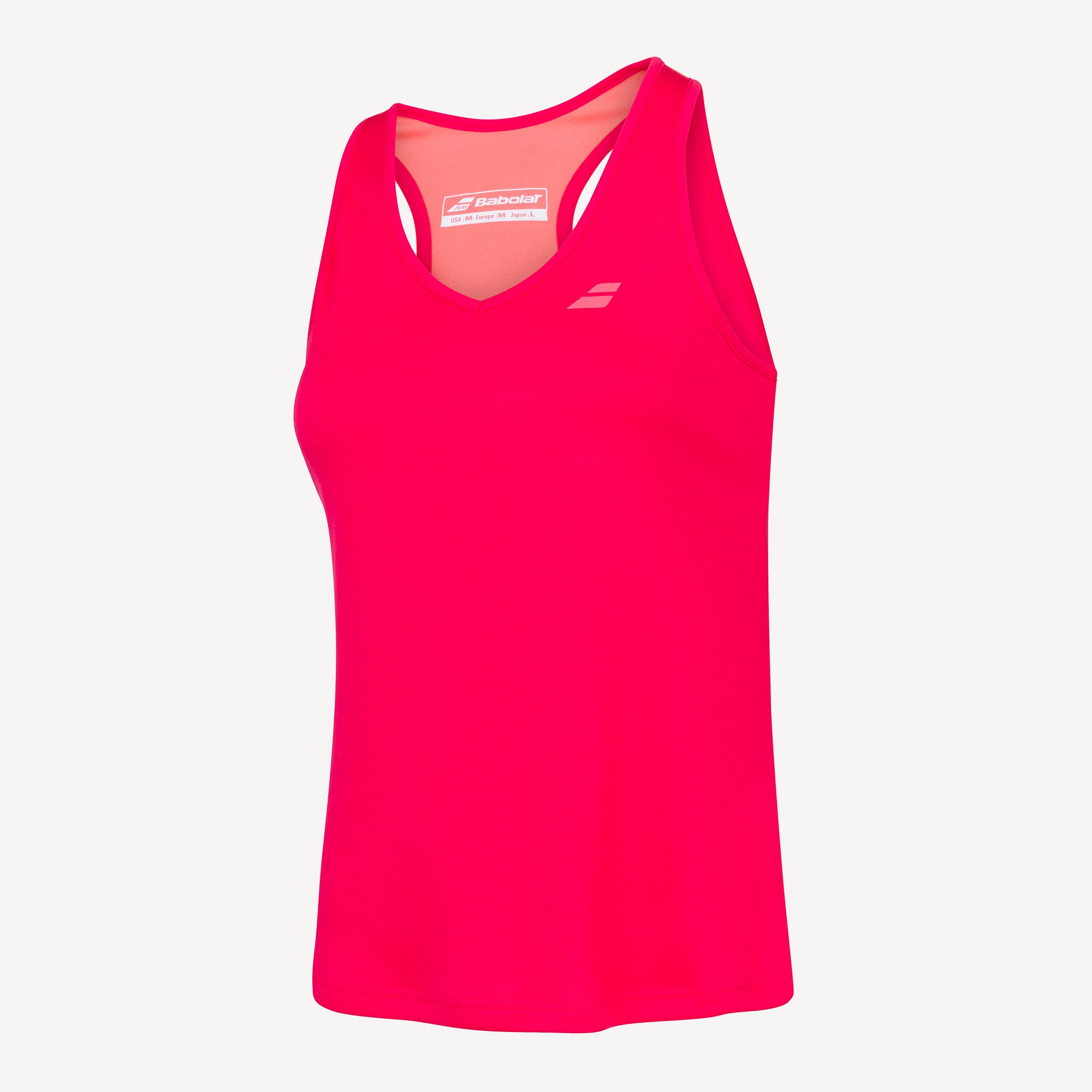 Babolat Play Club Girls' Tennis Tank Red (1)