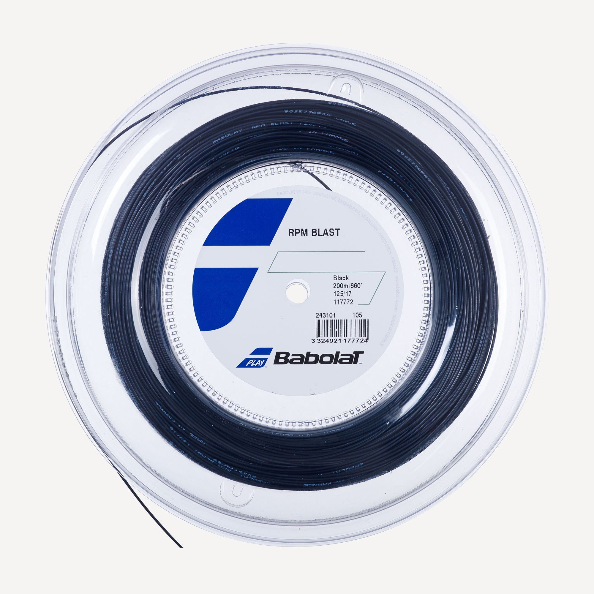 Babolat RPM Blast Tennis String Reel 200m Black
