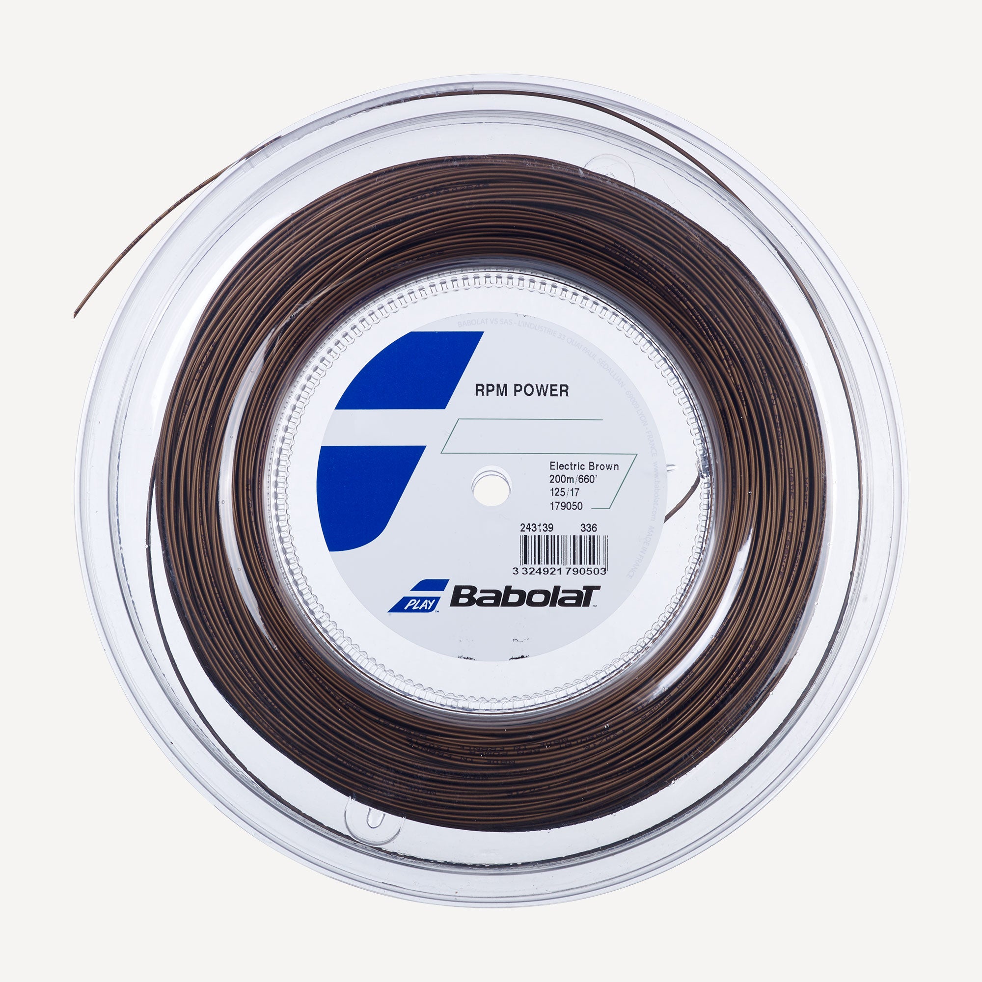 Babolat RPM Power Tennis String Reel 200 m - Brown