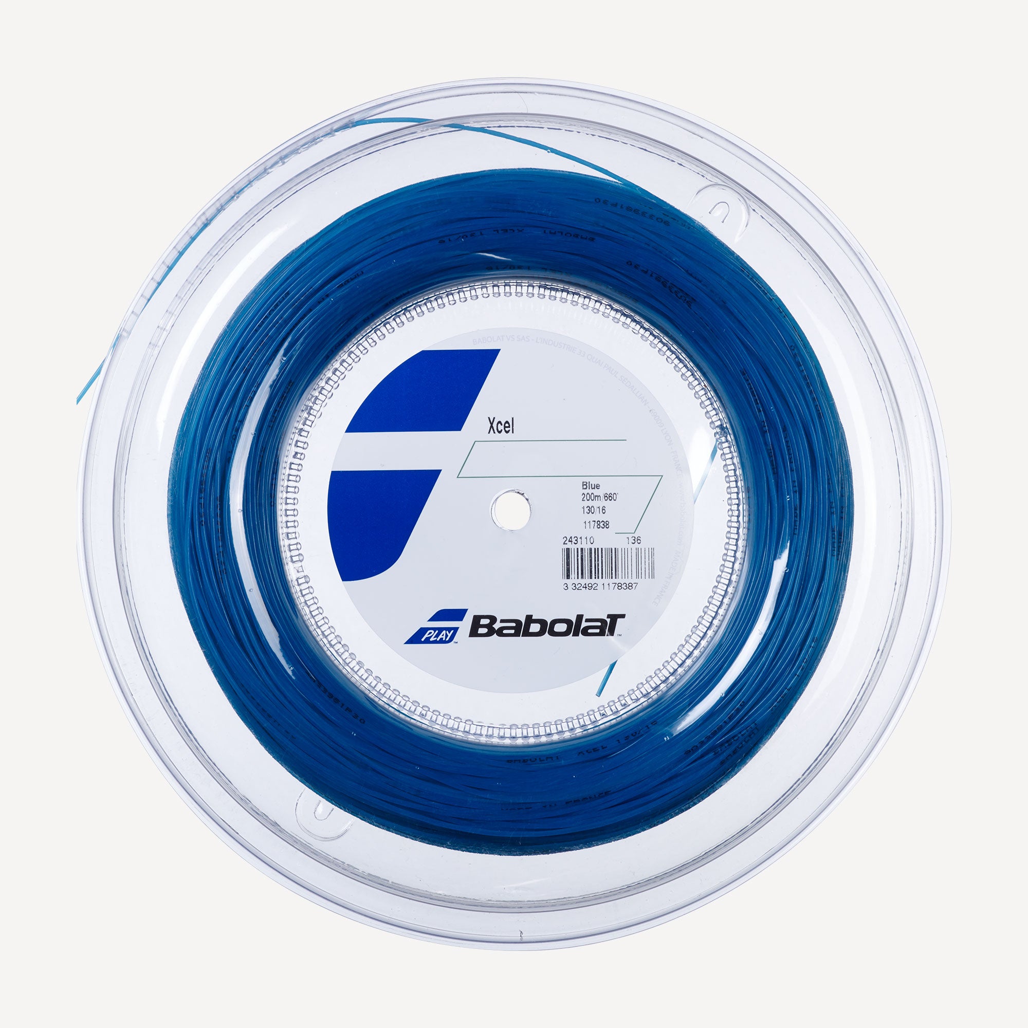 Babolat Xcel Tennis String Reel 200m Blue