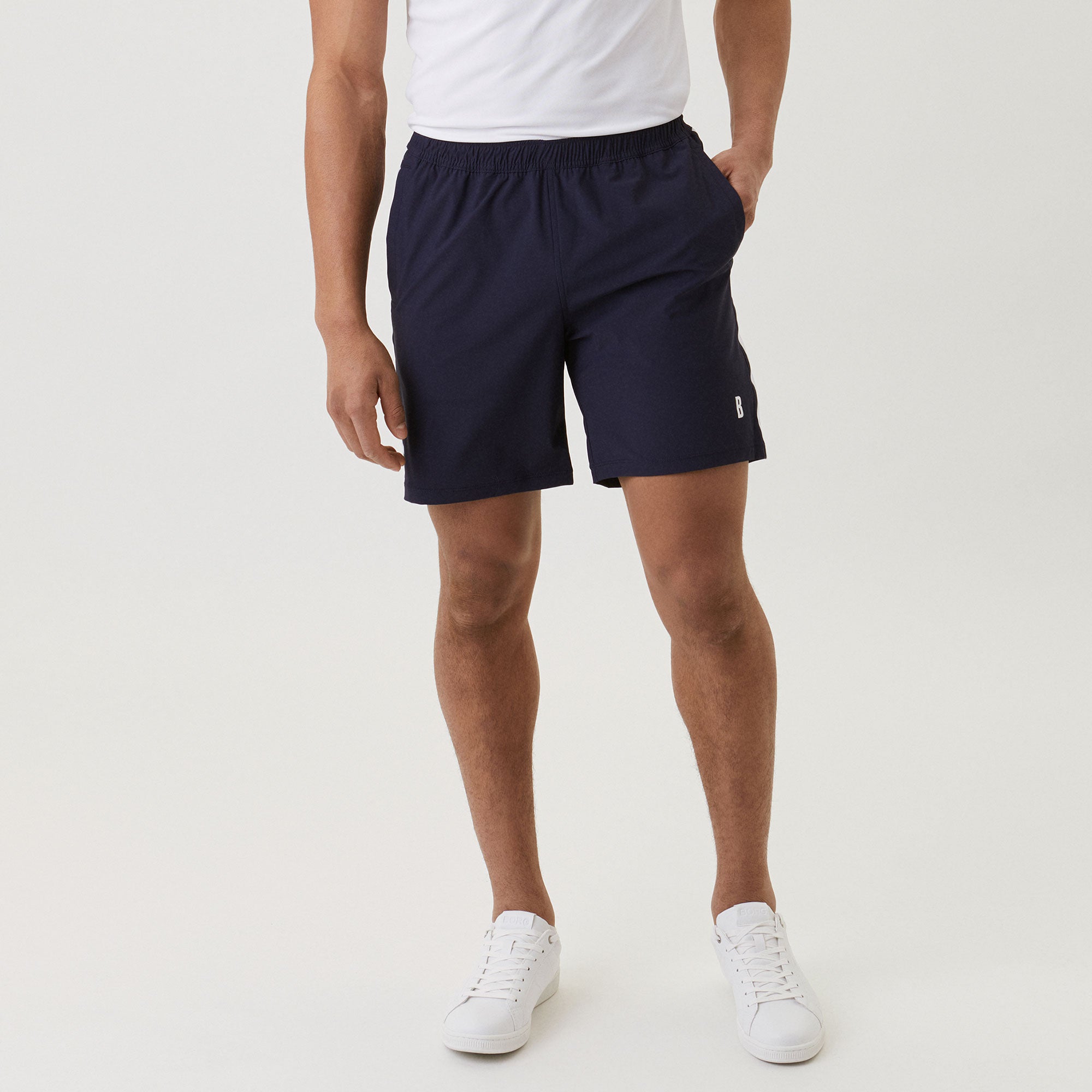 Björn Borg Ace Men's 9-Inch Tennis Shorts Dark Blue (1)