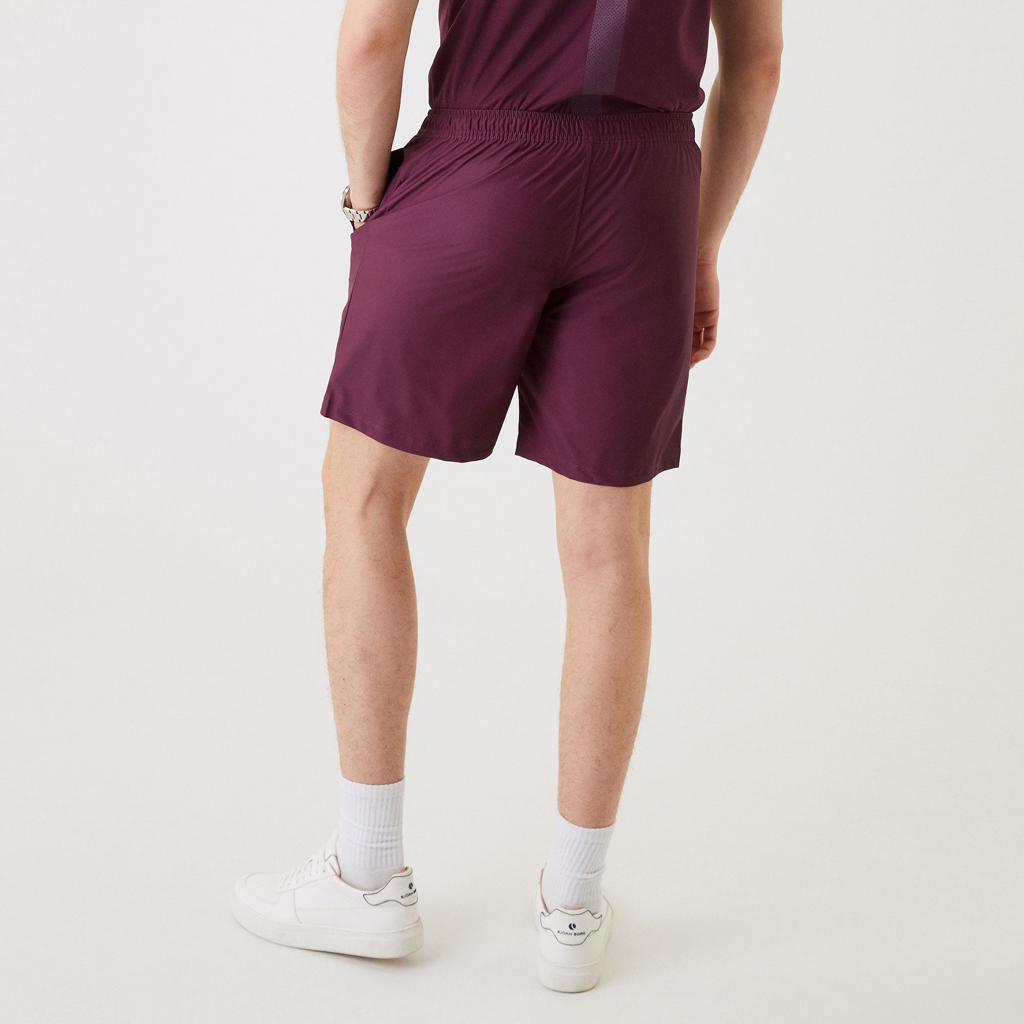 Björn Borg Ace Men's 9-Inch Tennis Shorts Red (2)