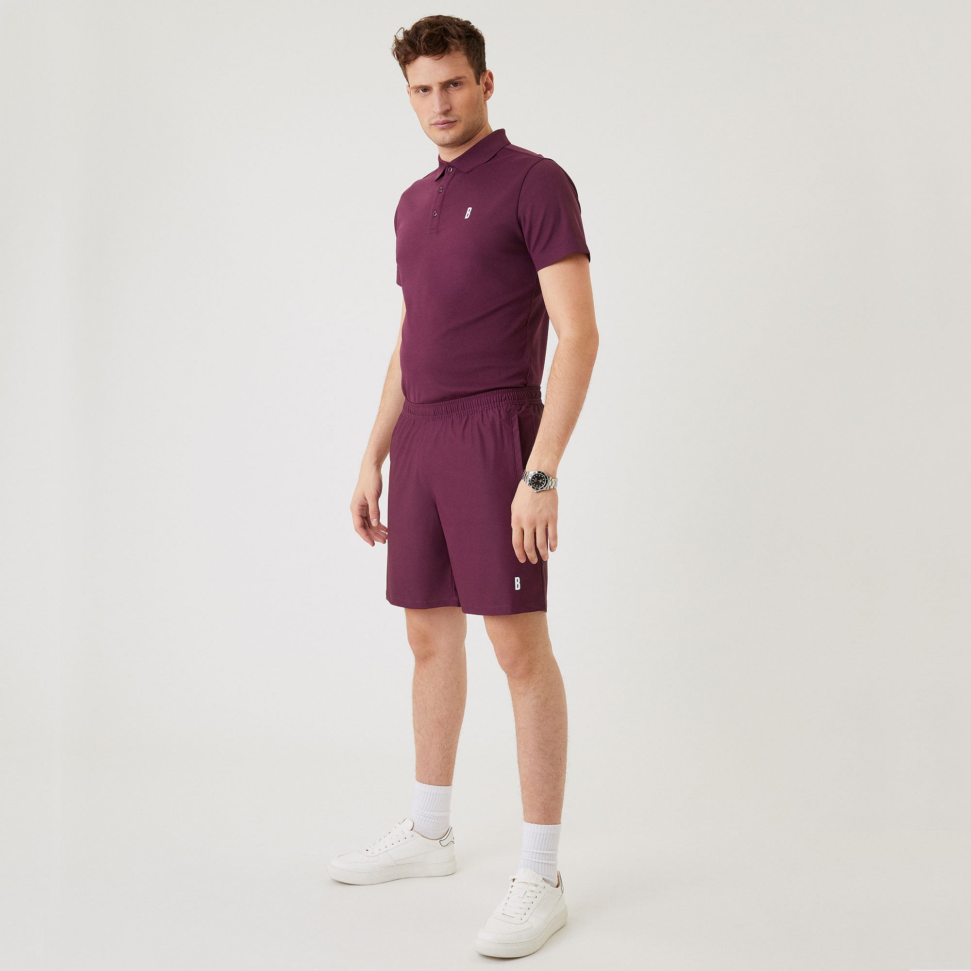 Björn Borg Ace Men's 9-Inch Tennis Shorts Red (4)