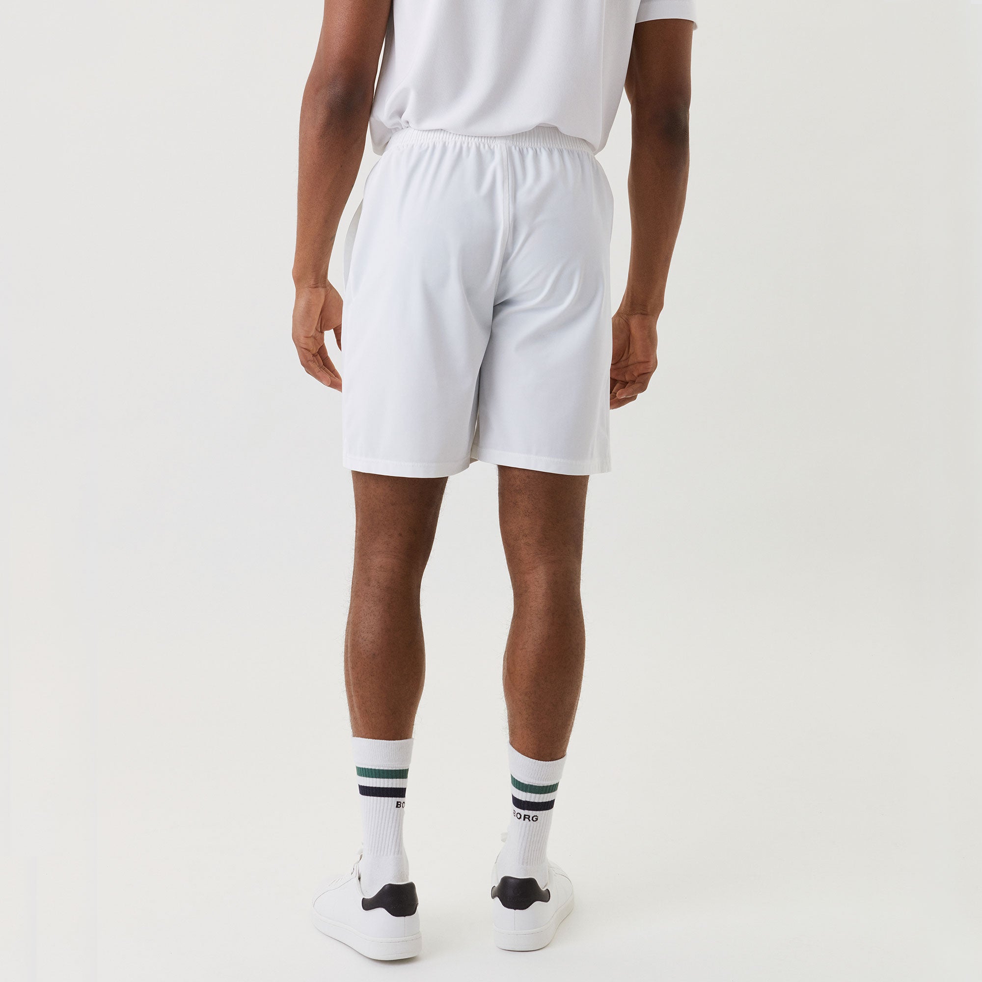 Björn Borg Ace Men's 9-Inch Tennis Shorts White (2)