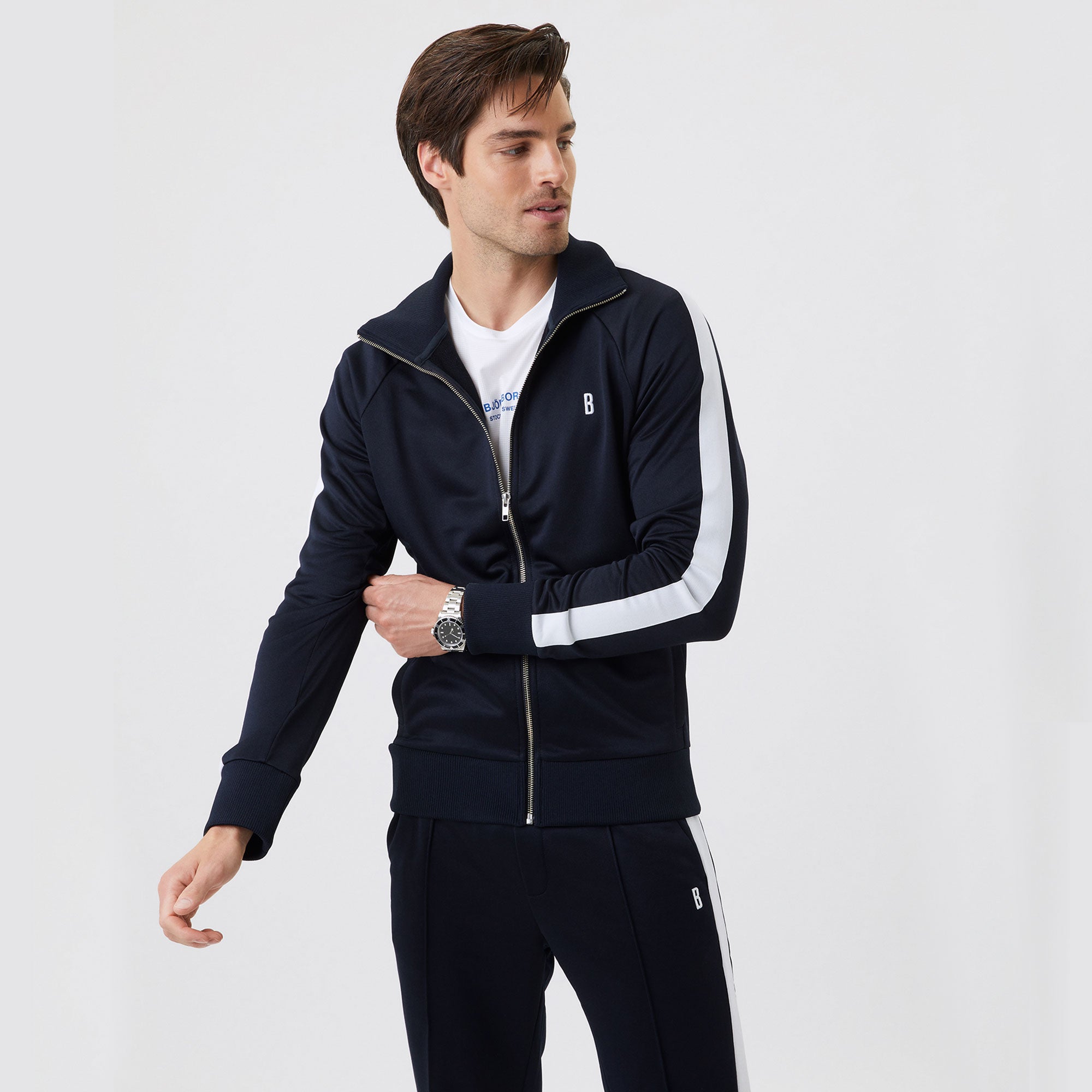 Björn Borg Ace Men's Tennis Jacket Dark Blue (1)