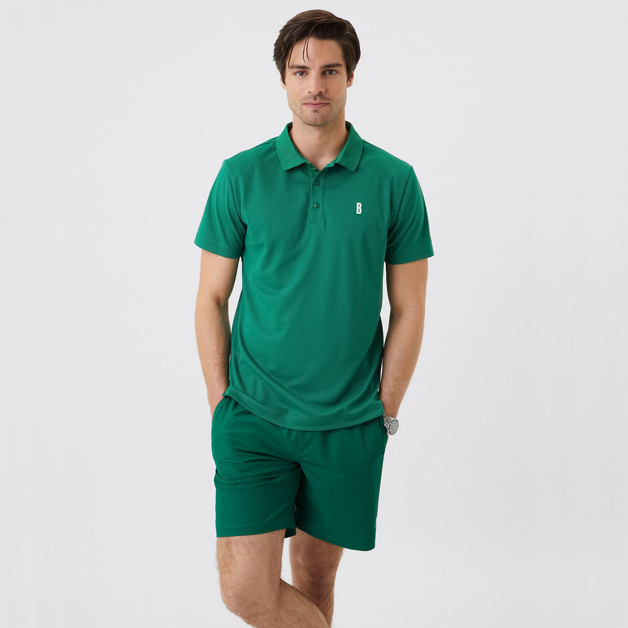 Björn Borg Ace Men's Tennis Polo Green (1)