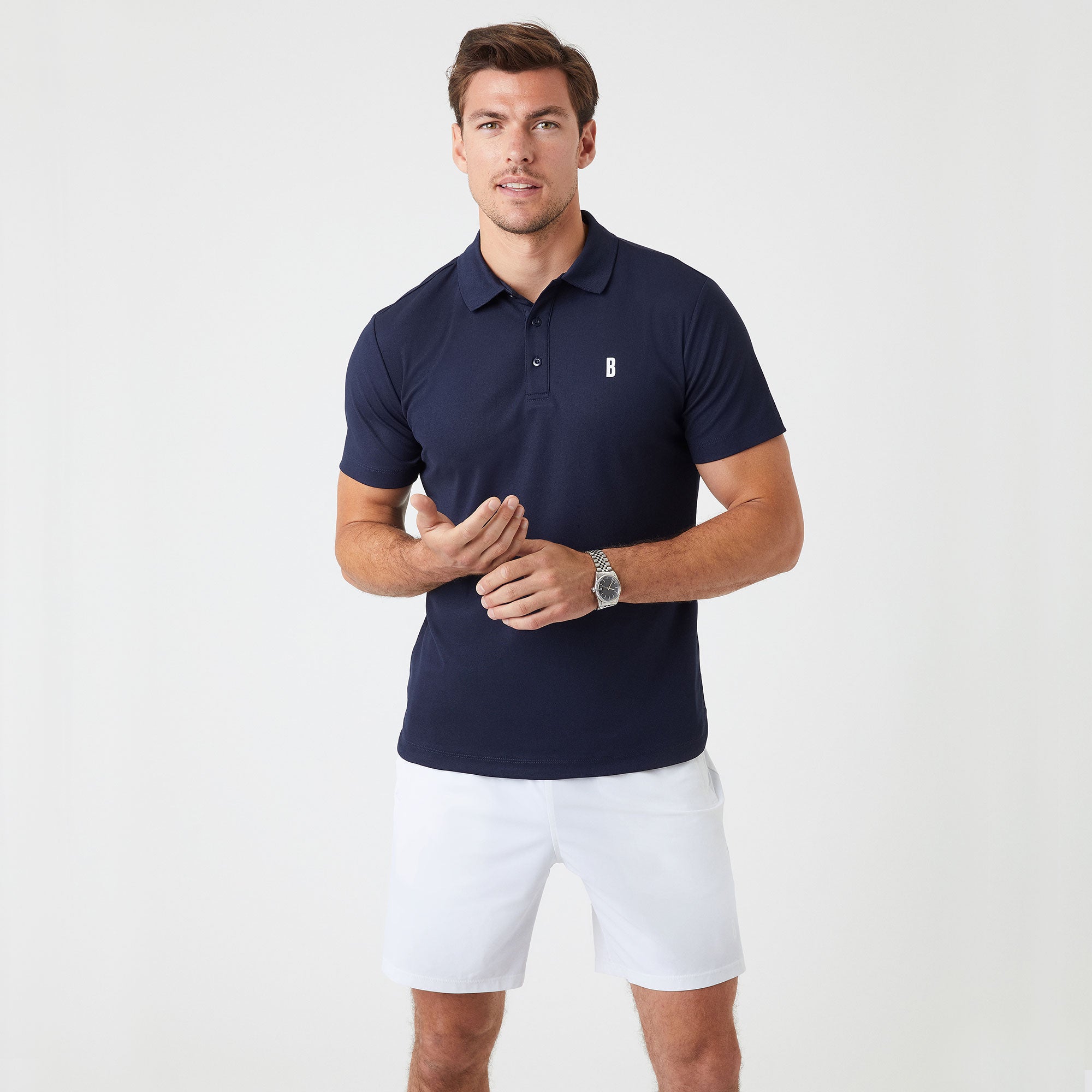 Björn Borg Ace Men's Tennis Polo Dark Blue (1)
