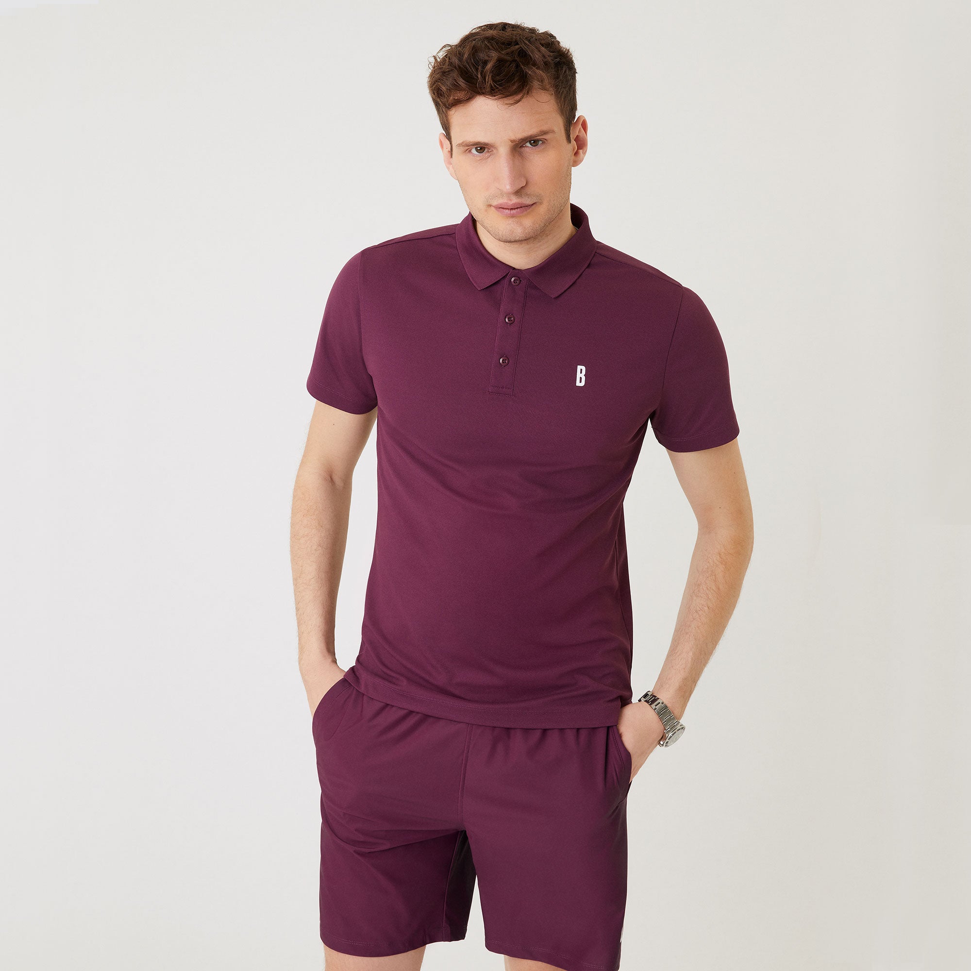 Björn Borg Ace Men's Tennis Polo Red (1)