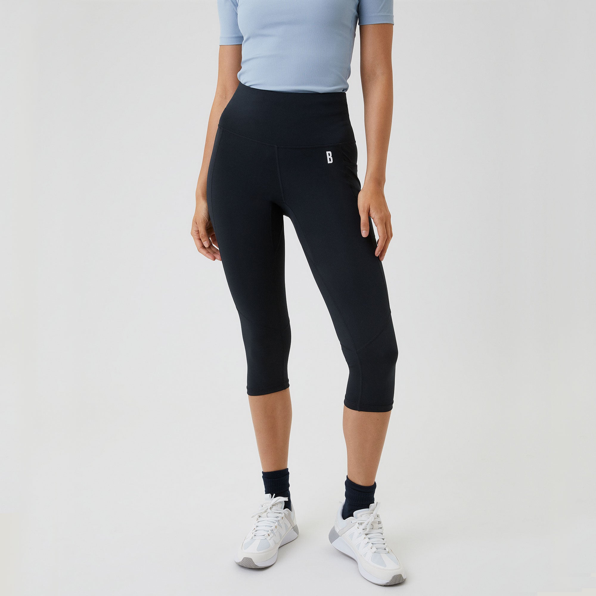 Björn Borg Ace Women's 3/4 Tennis Tights Black (1)