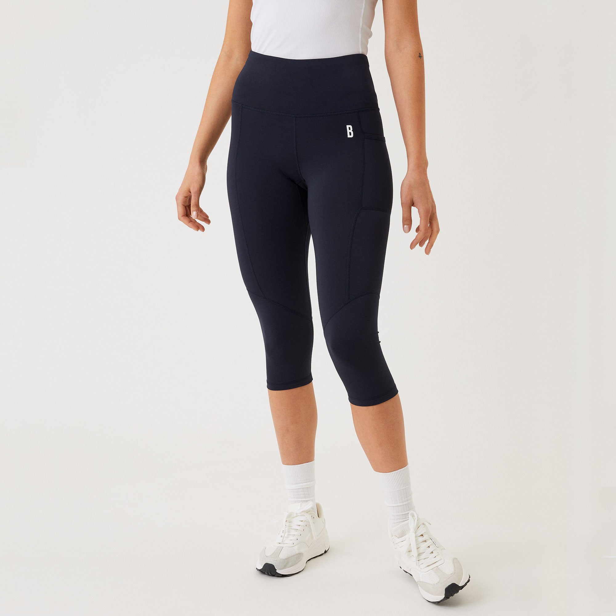 Björn Borg Ace Women's 3/4 Tennis Tights Dark Blue (1)