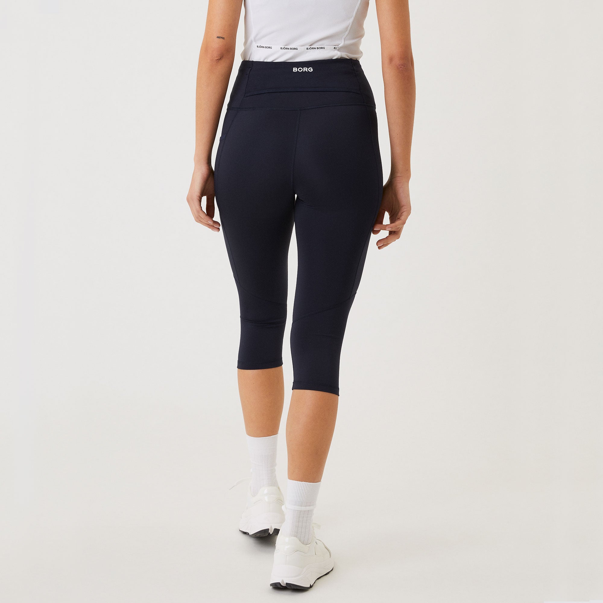 Björn Borg Ace Women's 3/4 Tennis Tights Dark Blue (2)