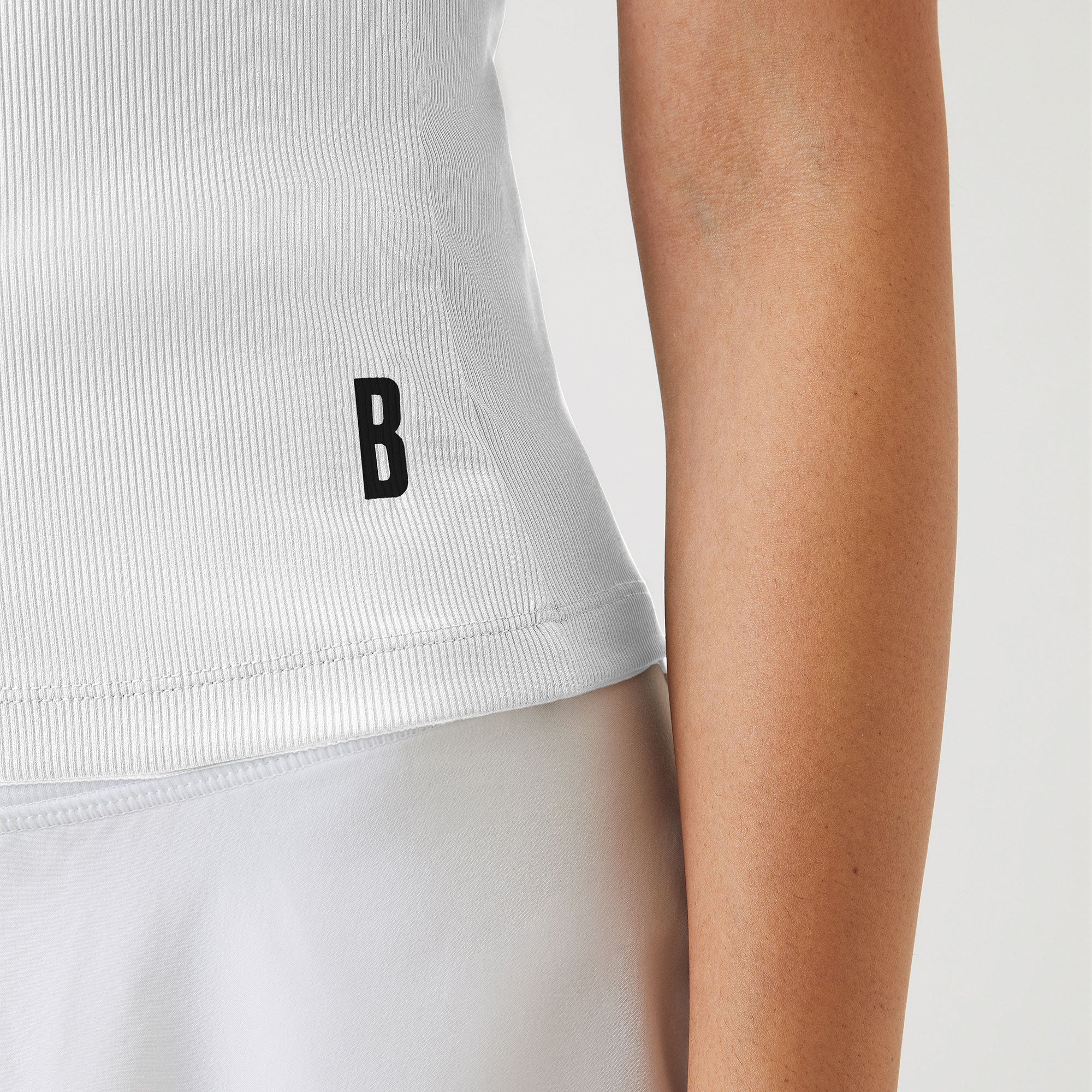 Björn Borg Ace Women's Rib Pocket Tennis Tank White (3)