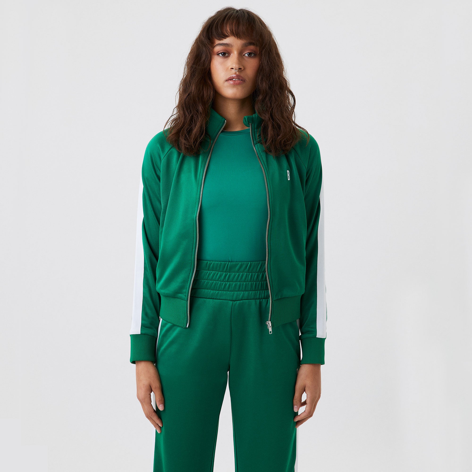 Björn Borg Ace Women's Tennis Track Jacket Green (4)