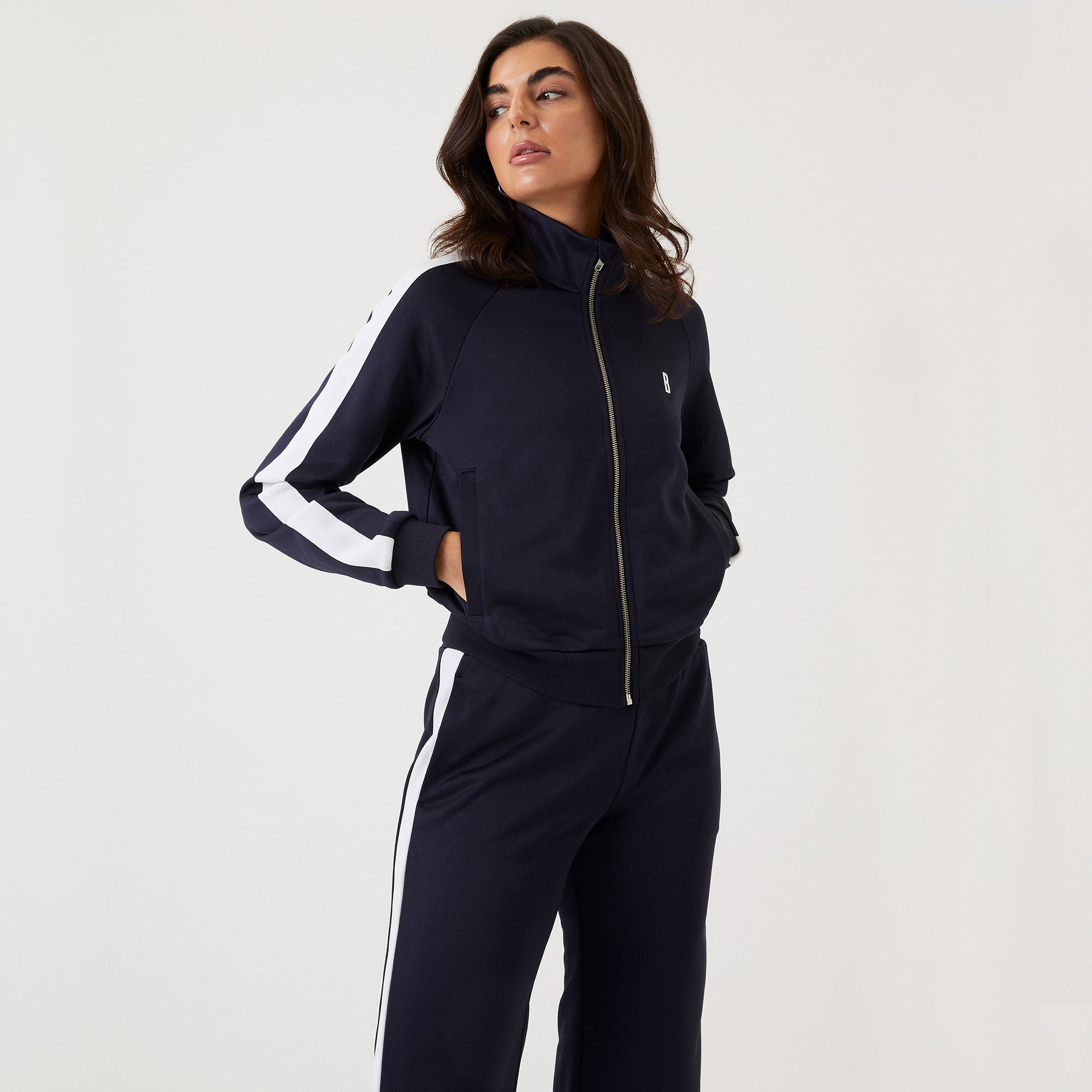 Björn Borg Ace Women's Tennis Track Jacket Dark Blue (1)