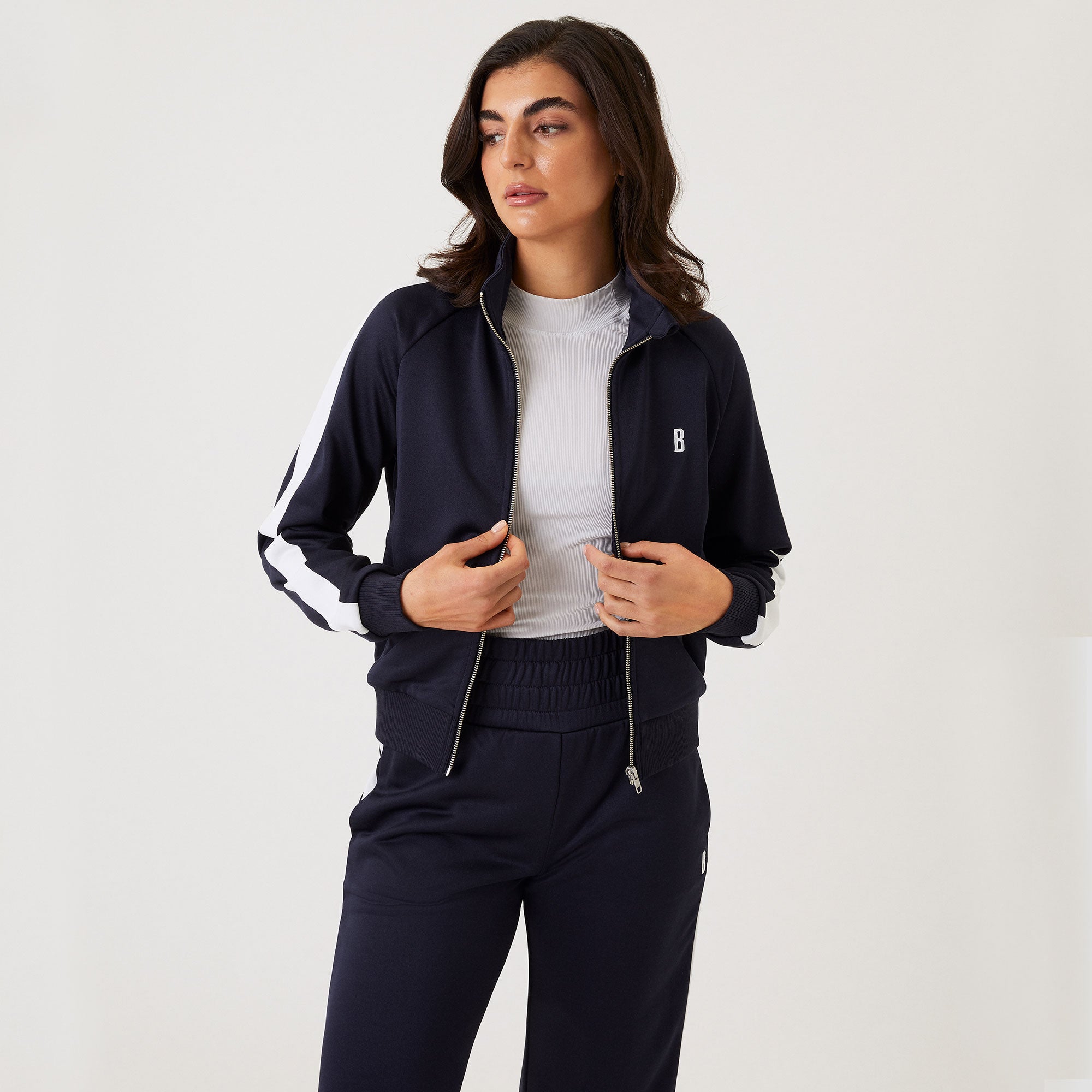 Björn Borg Ace Women's Tennis Track Jacket Dark Blue (4)