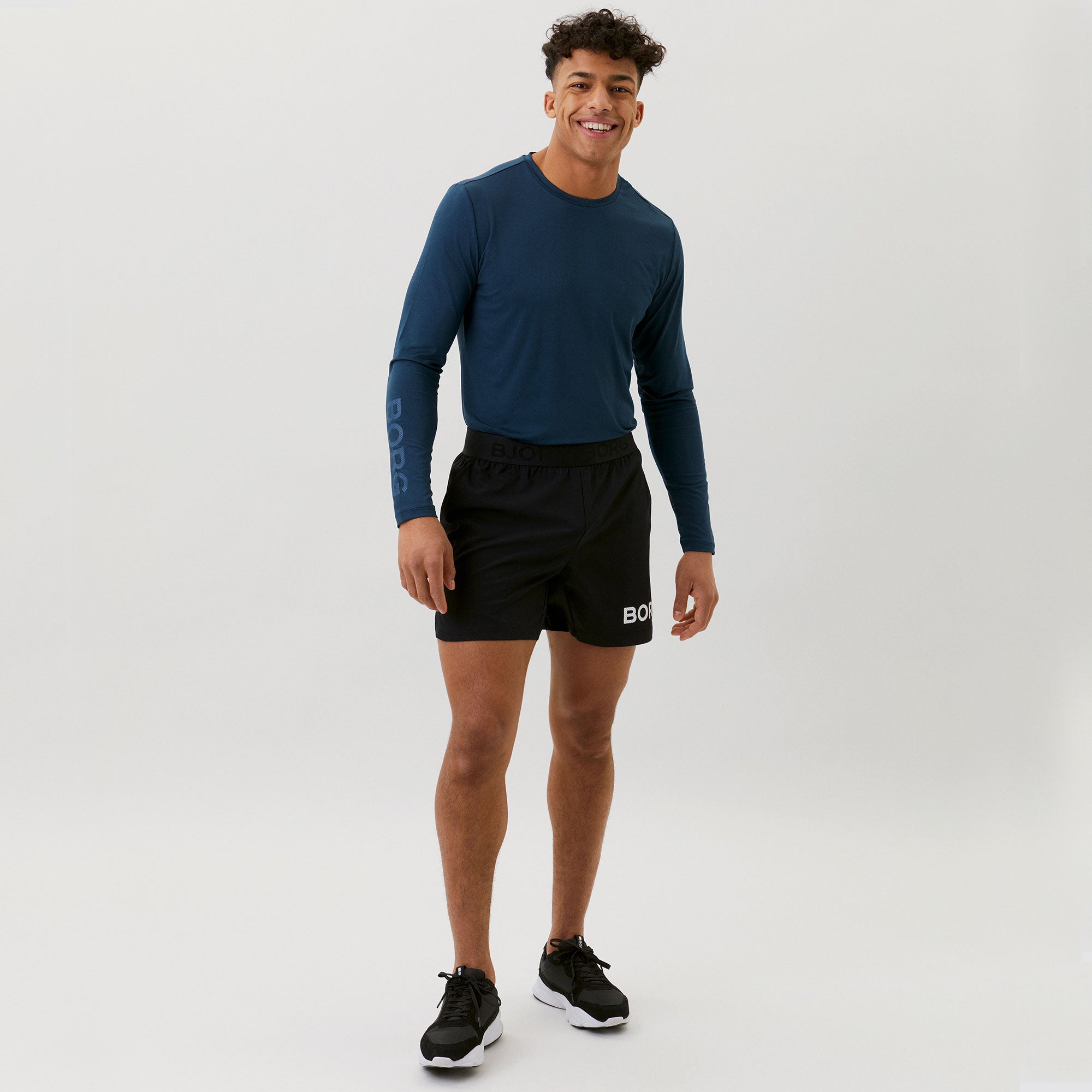 Björn Borg BORG Men's 7-inch Shorts Black (5)