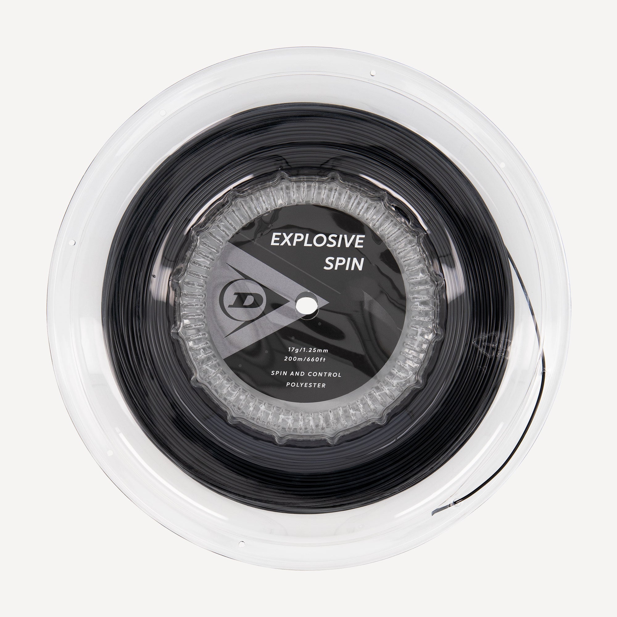 Dunlop Explosive Spin Tennis String 200m Black
