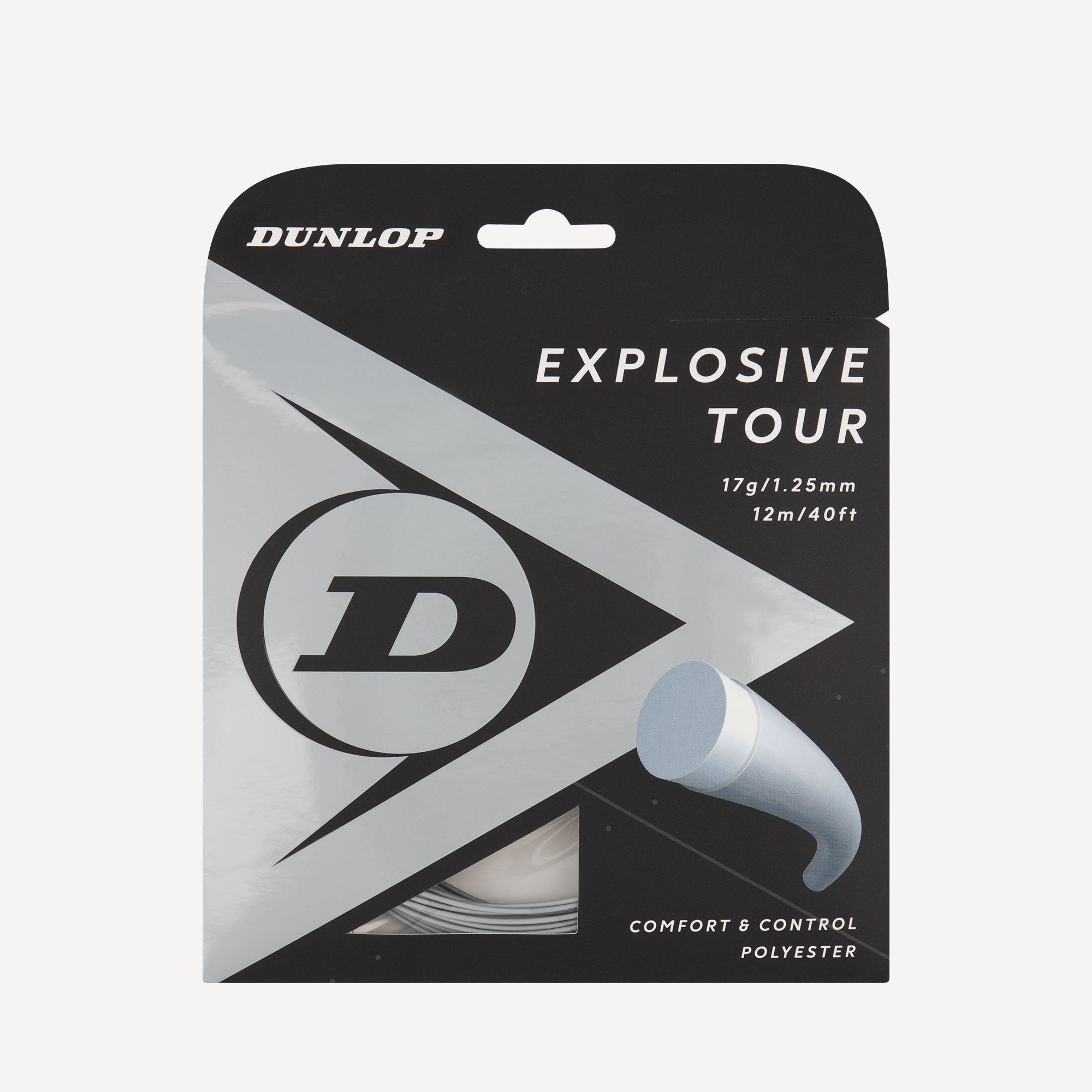 Dunlop Explosive Tour Tennis String Set 12m Silver