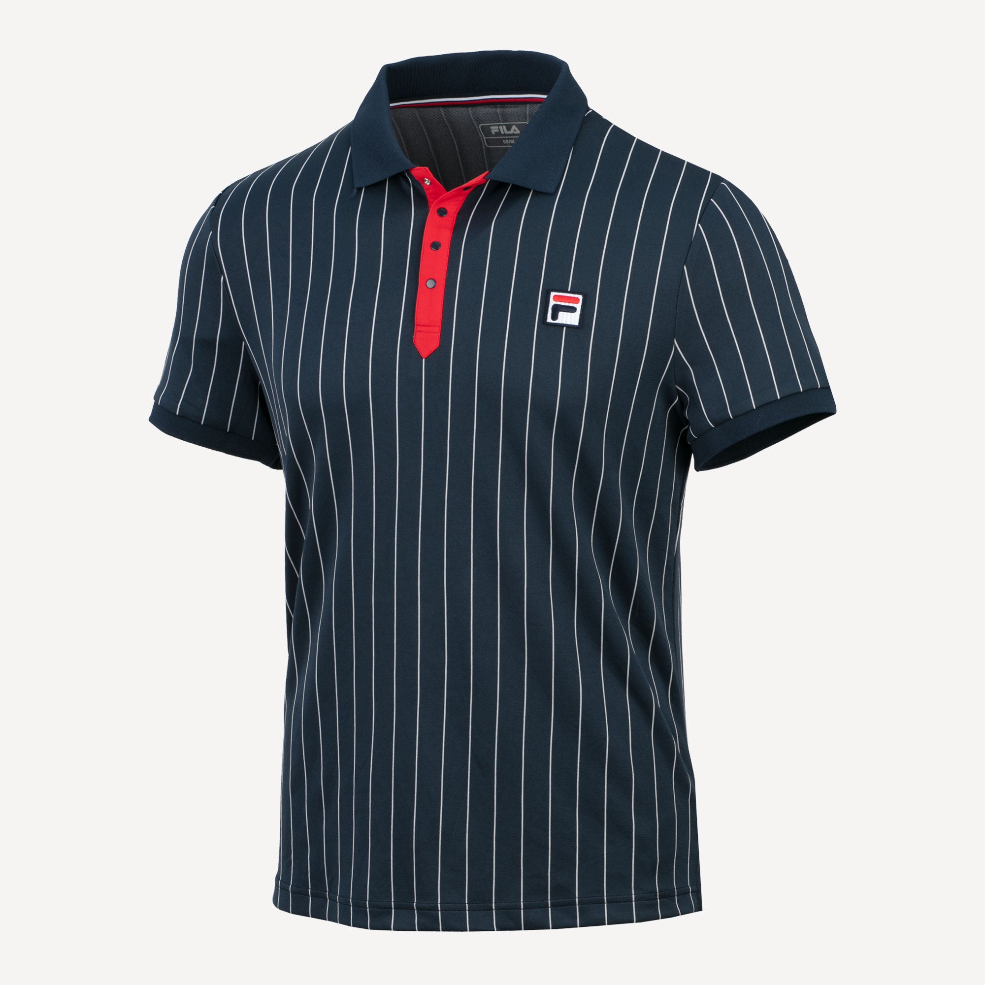 Fila Men's Stripes Tennis Polo Blue (1)