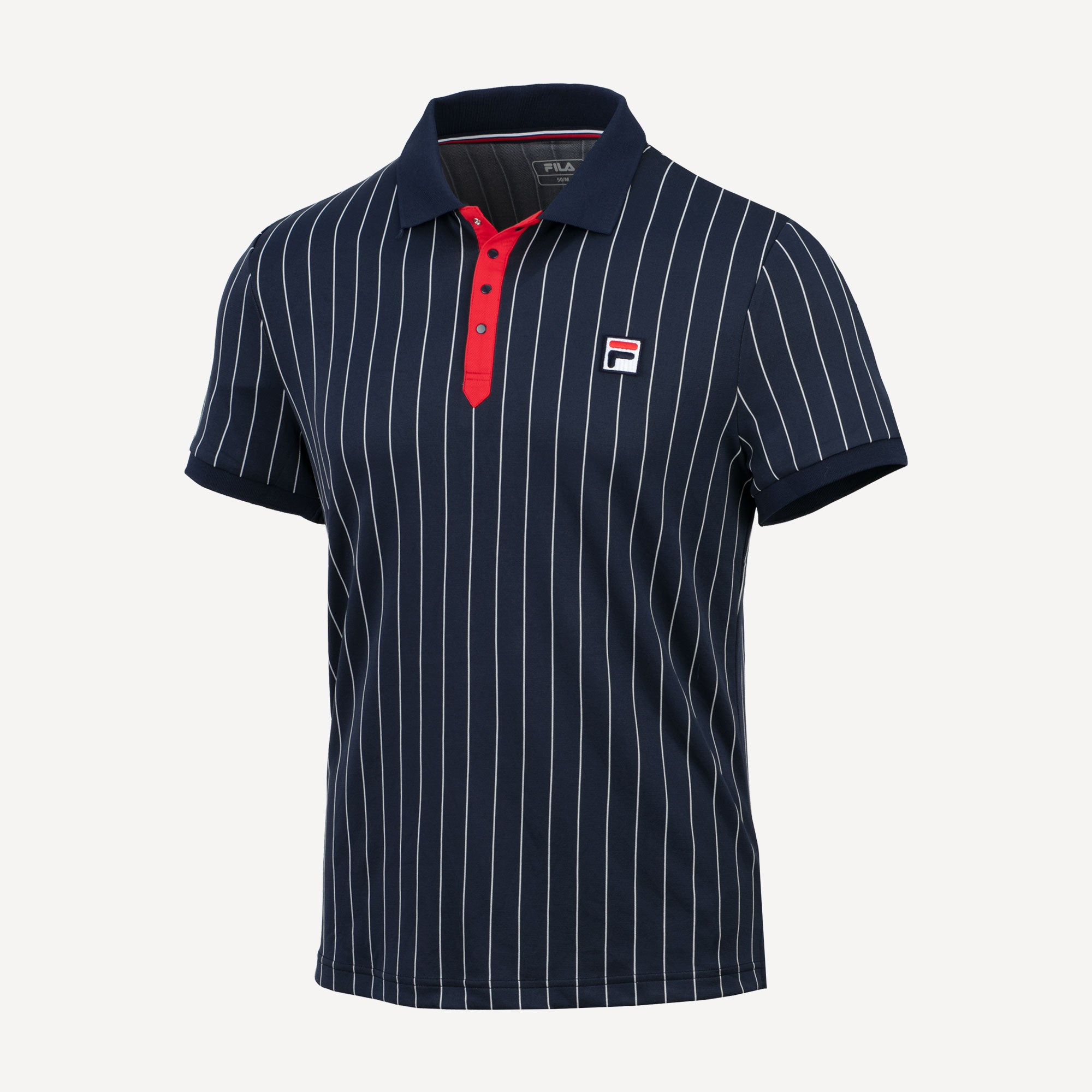 Fila Men's Stripes Tennis Polo Blue (1)