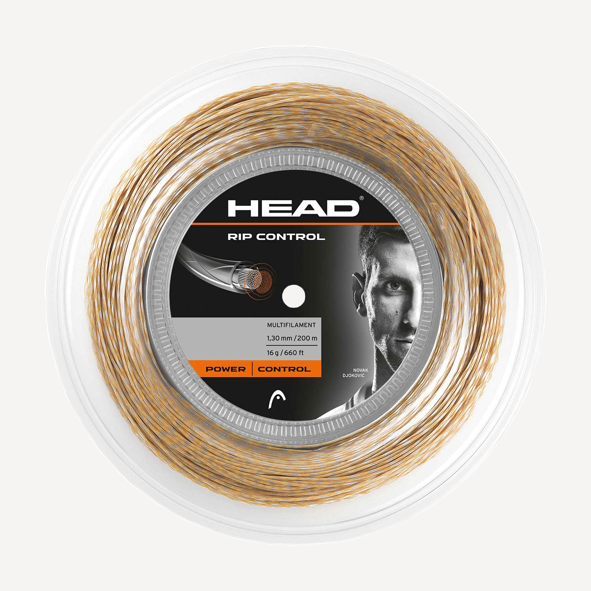 HEAD Rip Control Tennis String Reel 200 m - Natural