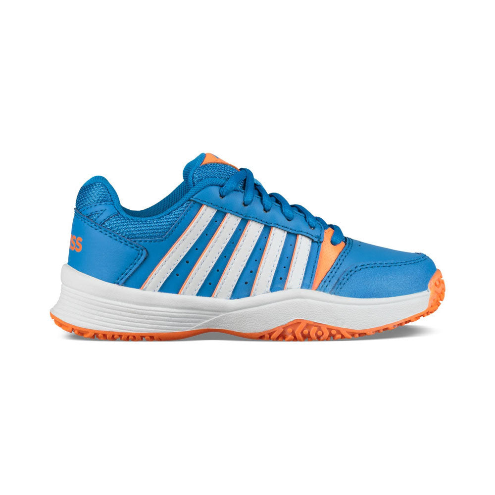 K-Swiss Court Smash Kids' Omni Court Tennis Shoes Blue (1)