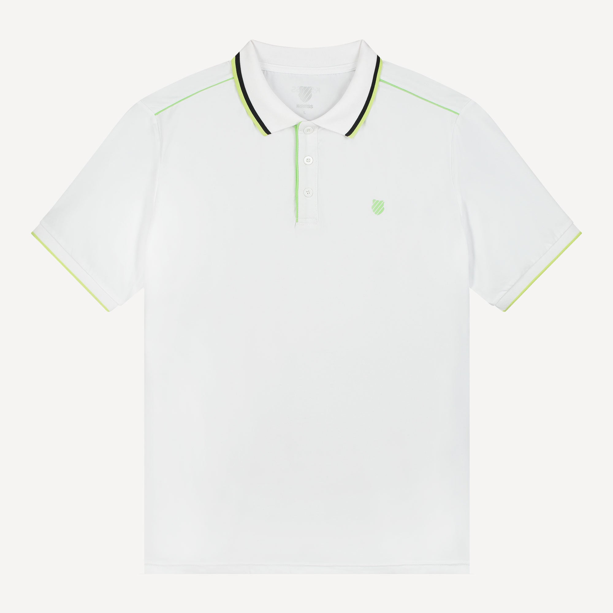 K-Swiss Hypercourt Men's Tennis Polo White (1)