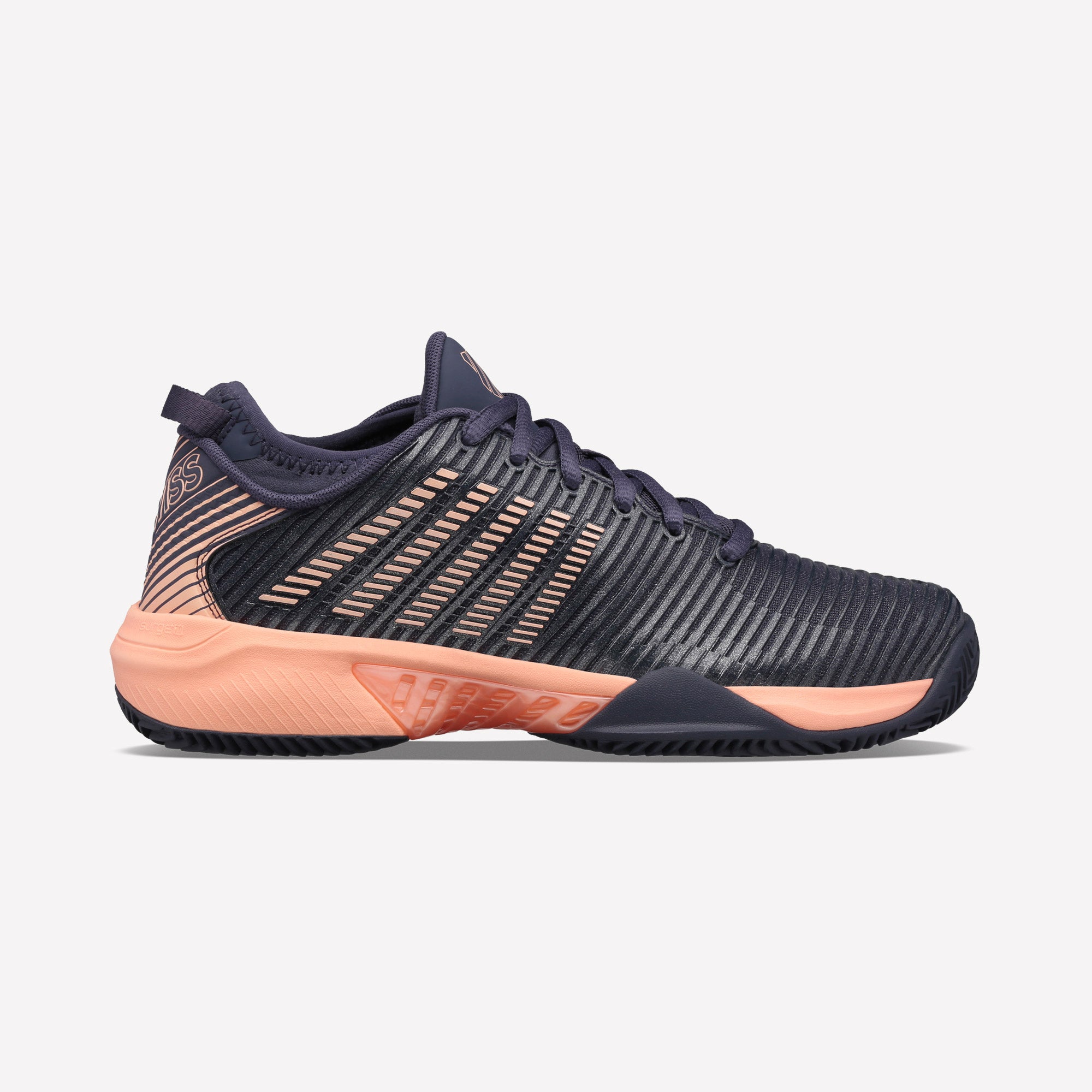 K-Swiss Hypercourt Supreme Women's Clay Court Tennis Shoes Grey (1)